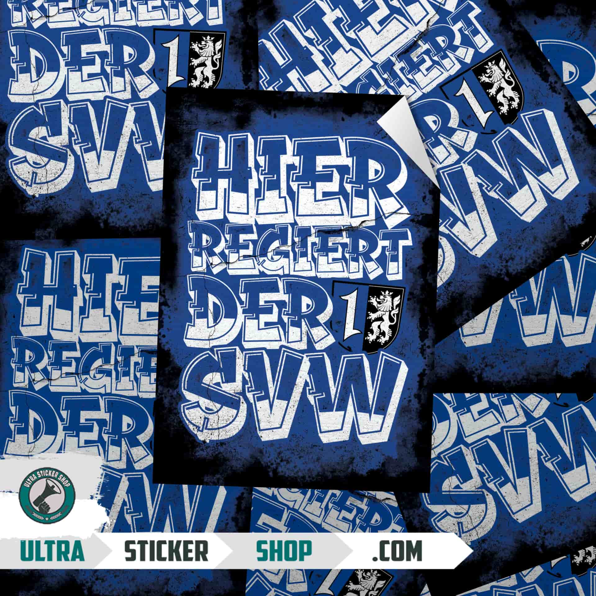 Hier regiert der SVW Stickers