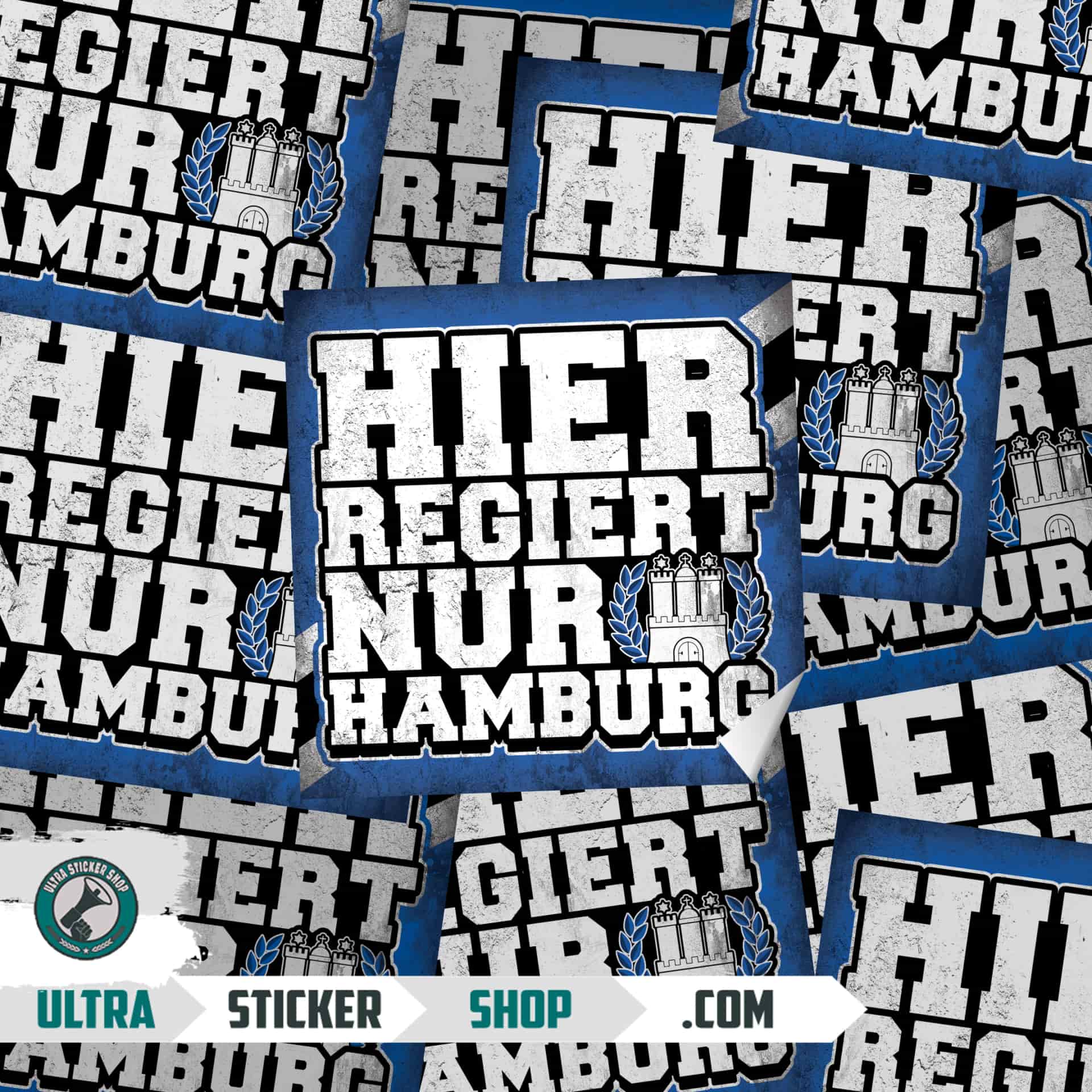 Hier regiert nur Hamburg Stickers