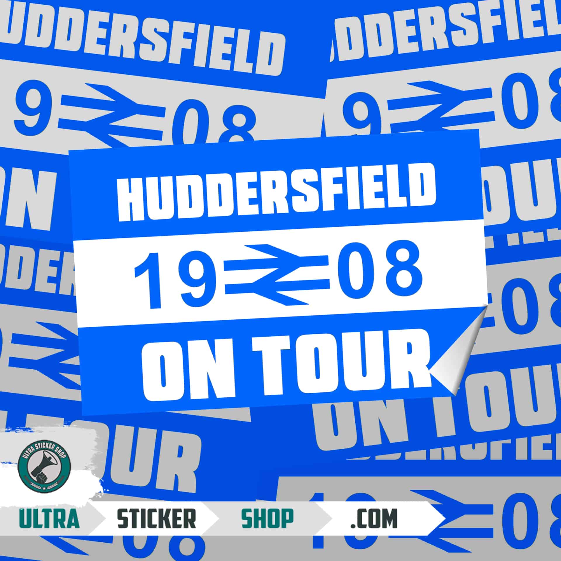 Huddersfield 1908 on tour Stickers