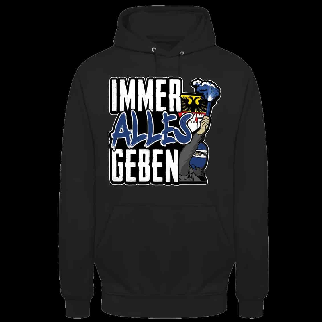 Immer alles geben Hoodie