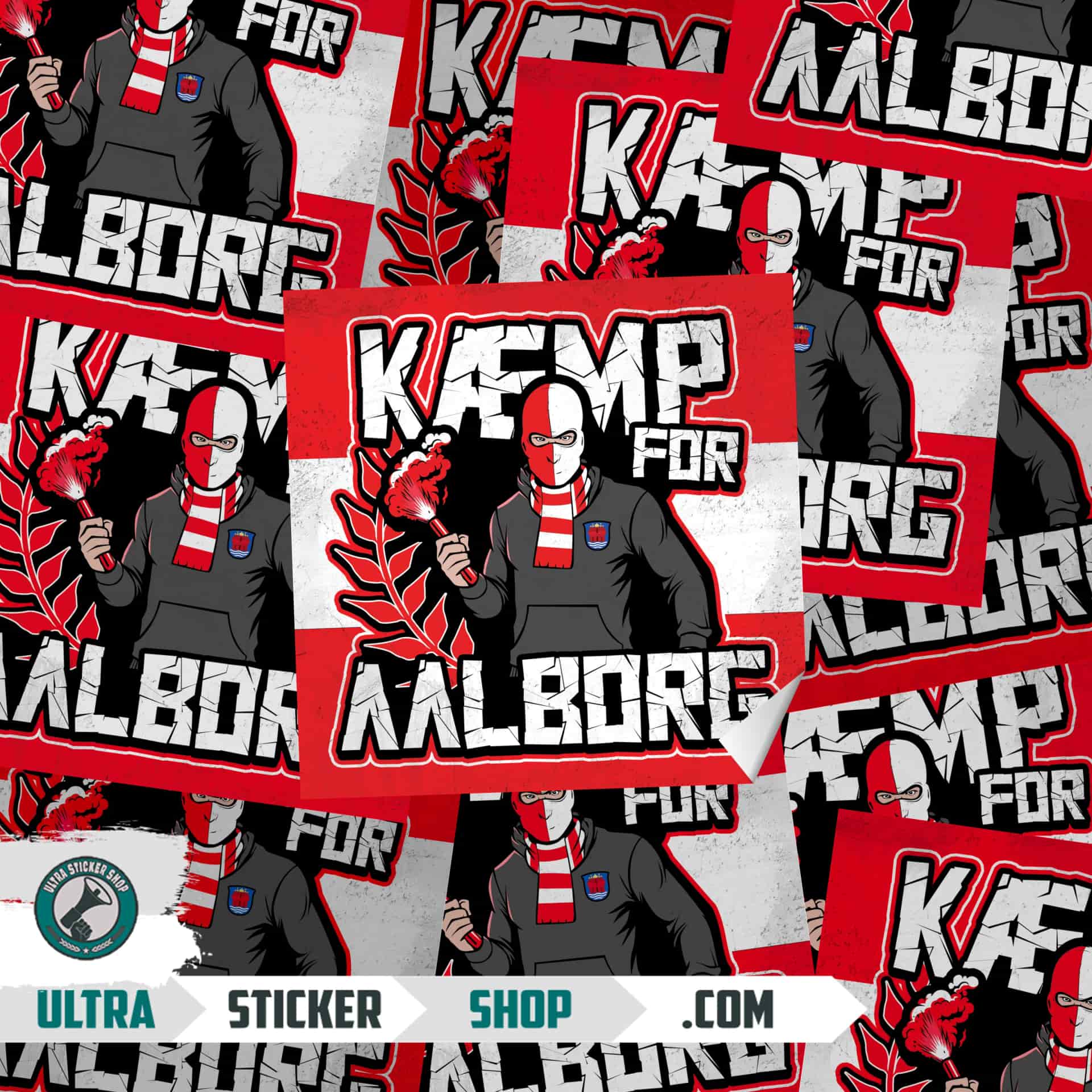 Kæmp for Aalborg Stickers