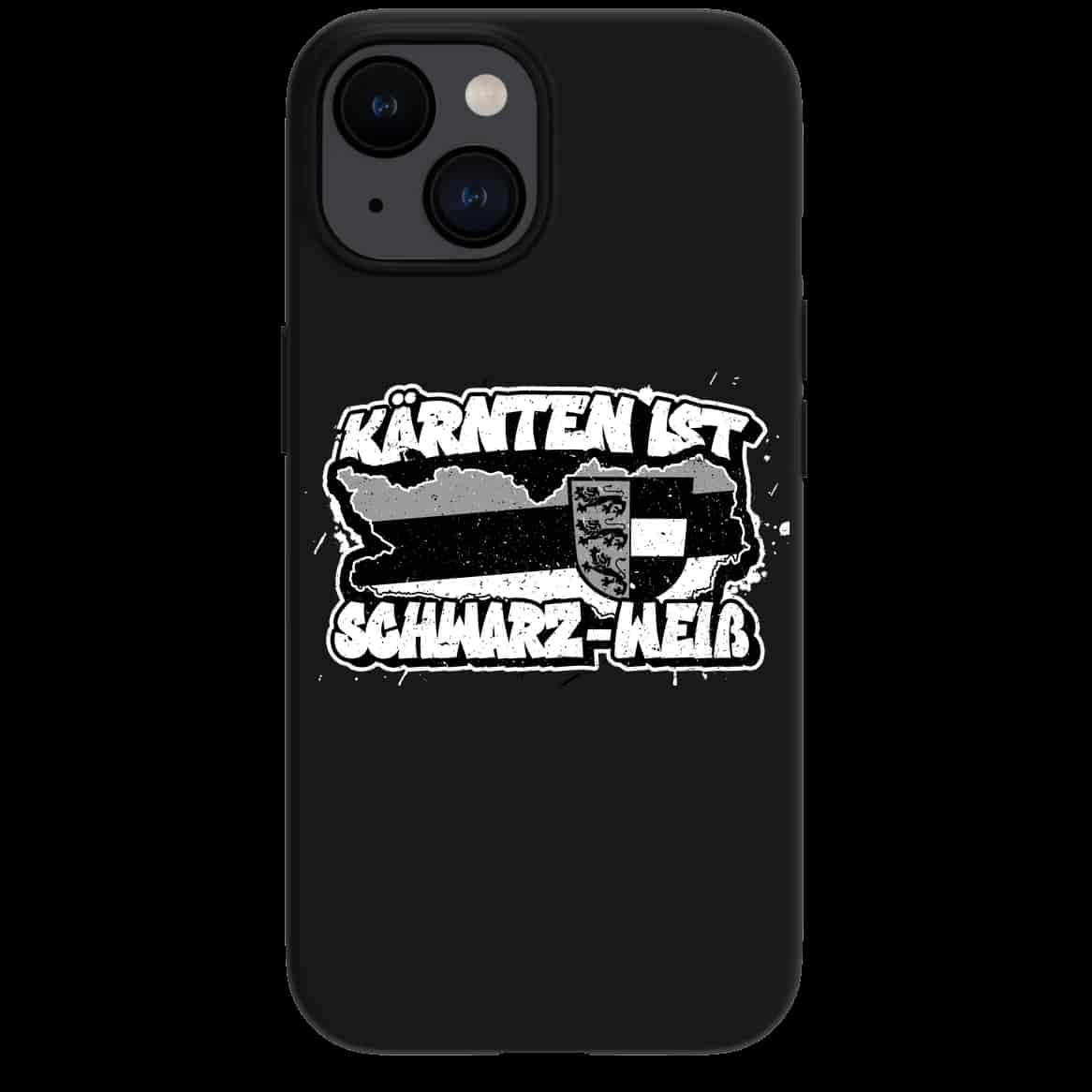 Kärnten ist schwarz-weiß Iphone Case