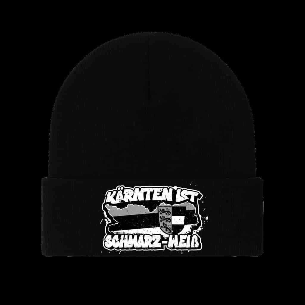 Kärnten ist schwarz-weiß Beanie