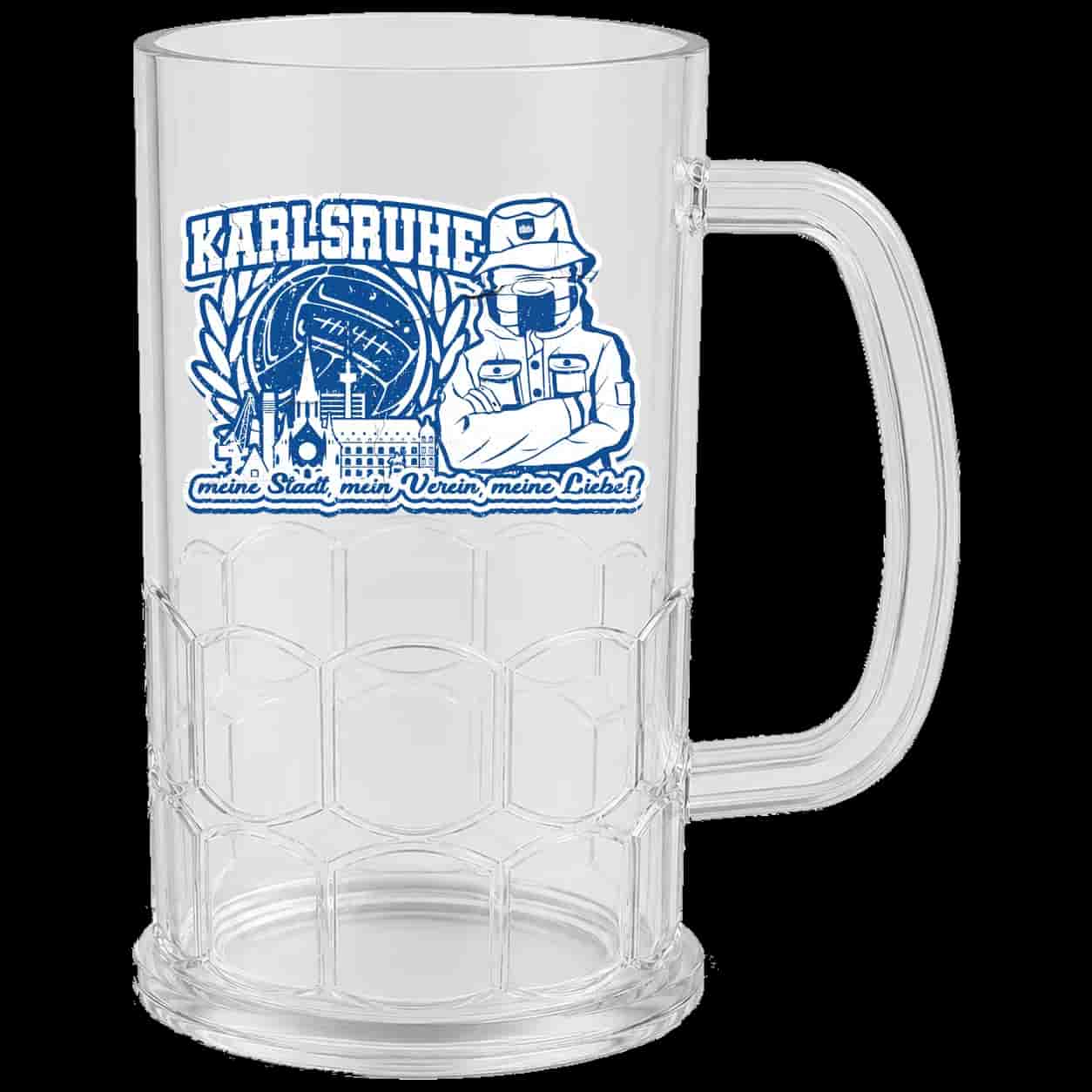 Karlsruhe – meine Stadt, mein Verein, meine Liebe Beer Mug