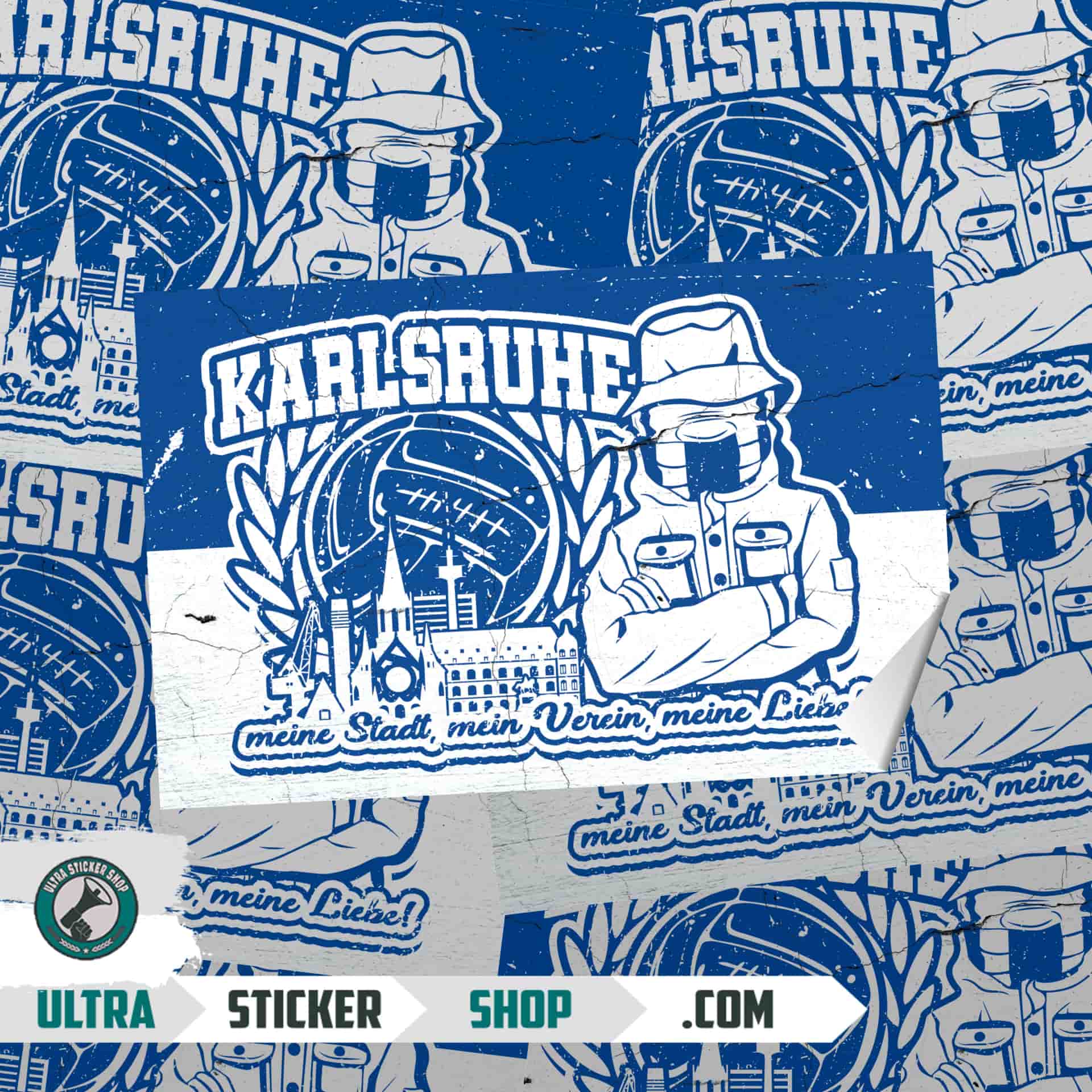 Karlsruhe – meine Stadt, mein Verein, meine Liebe Stickers