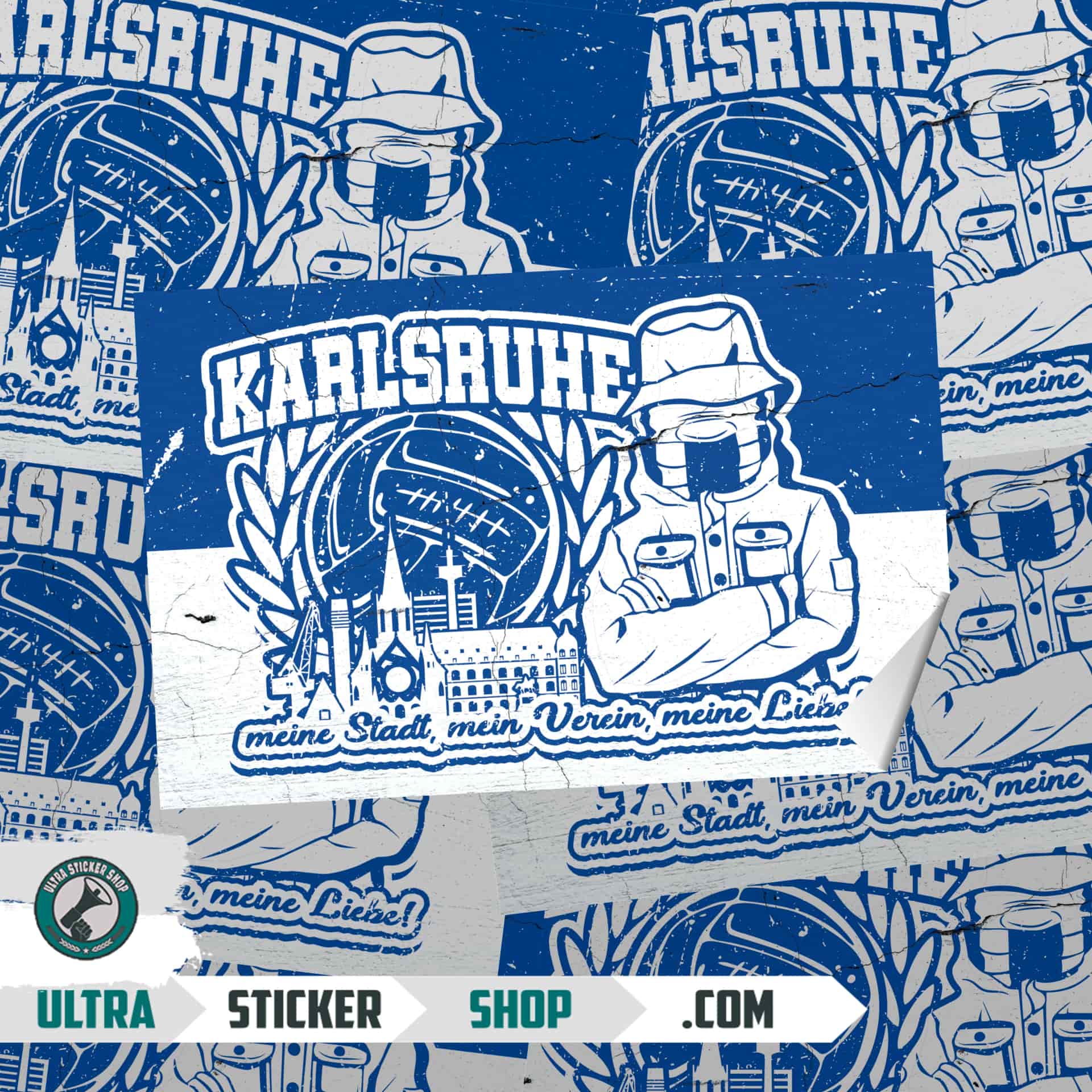 Karlsruhe – meine Stadt, mein Verein, meine Liebe Stickers