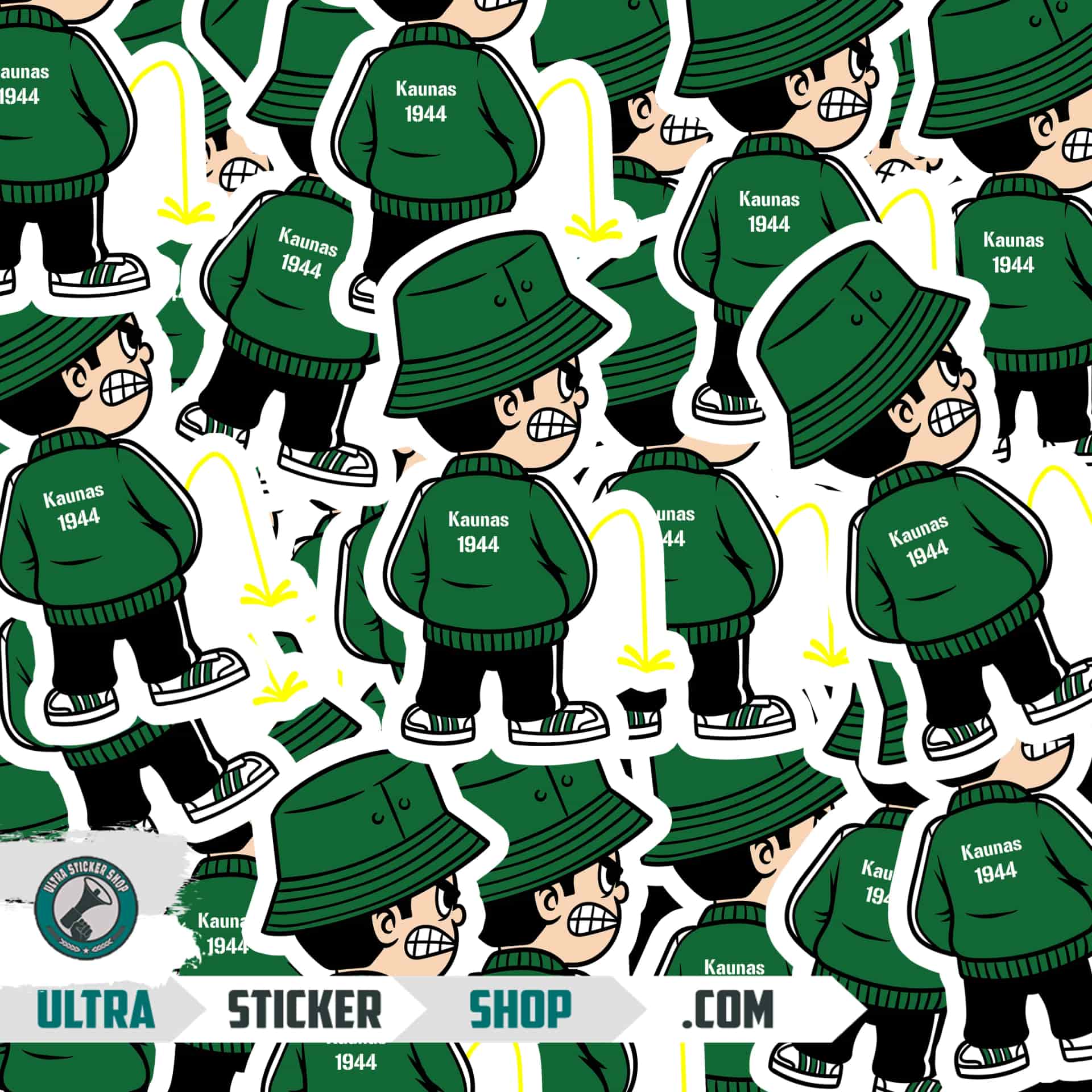 Kaunas 1944 Pee Kid Stickers
