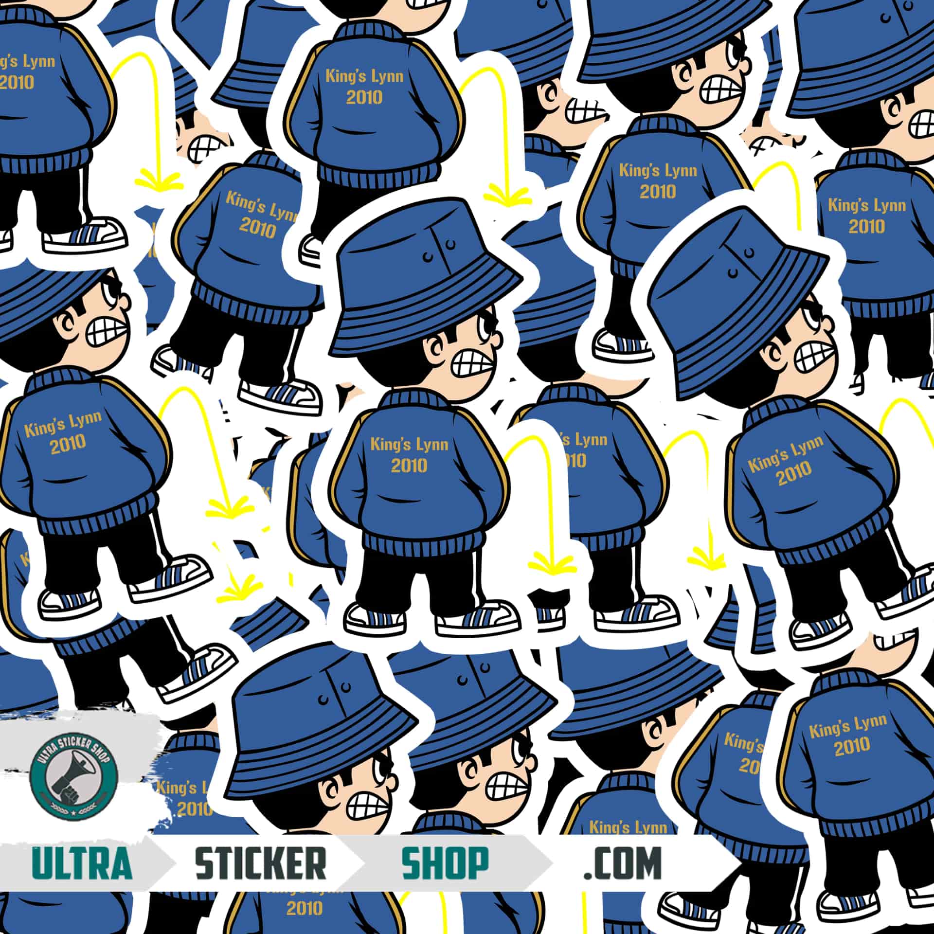 King's Lynn 2010 Pee Kid Stickers