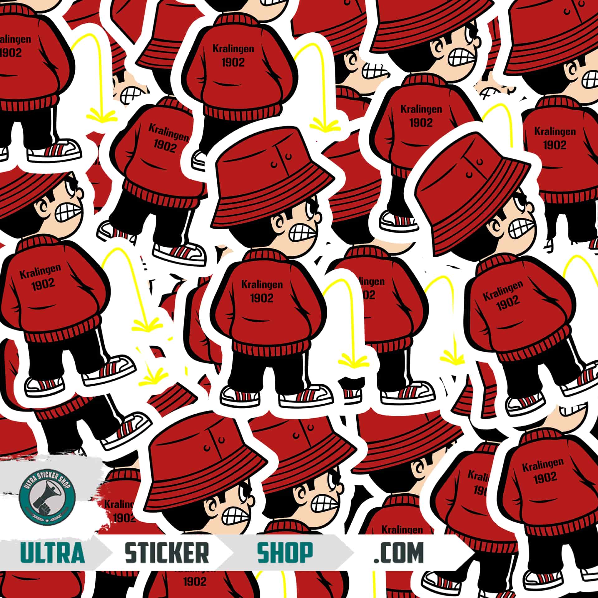 Kralingen 1902 Pee Kid Stickers