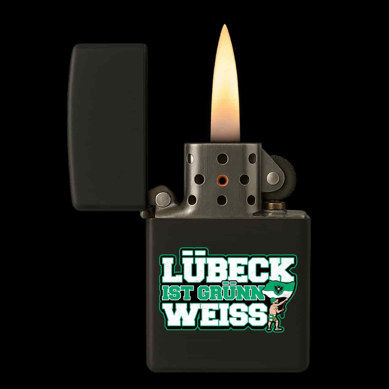 Lübeck ist Grünn weiss Lighter