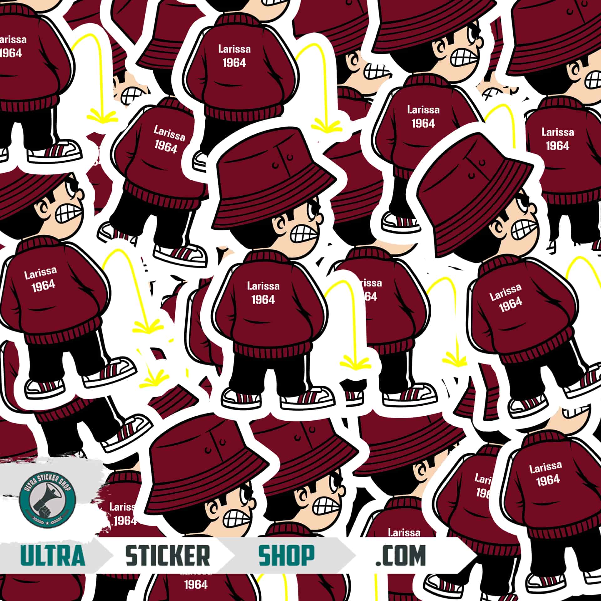 Larissa 1964 Pee Kid Stickers