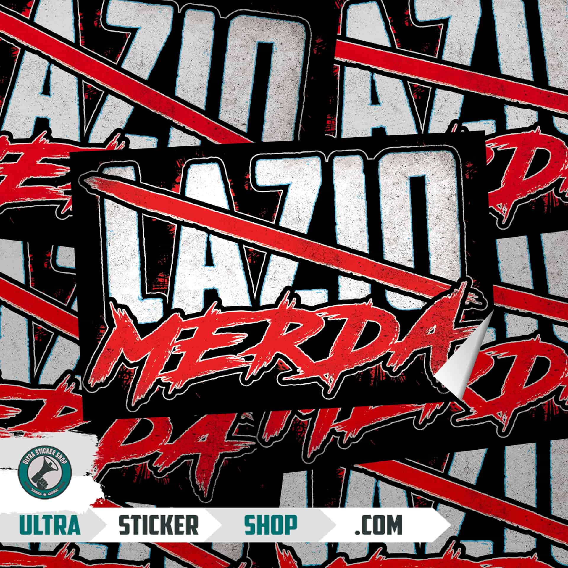 Lazio Merda Stickers