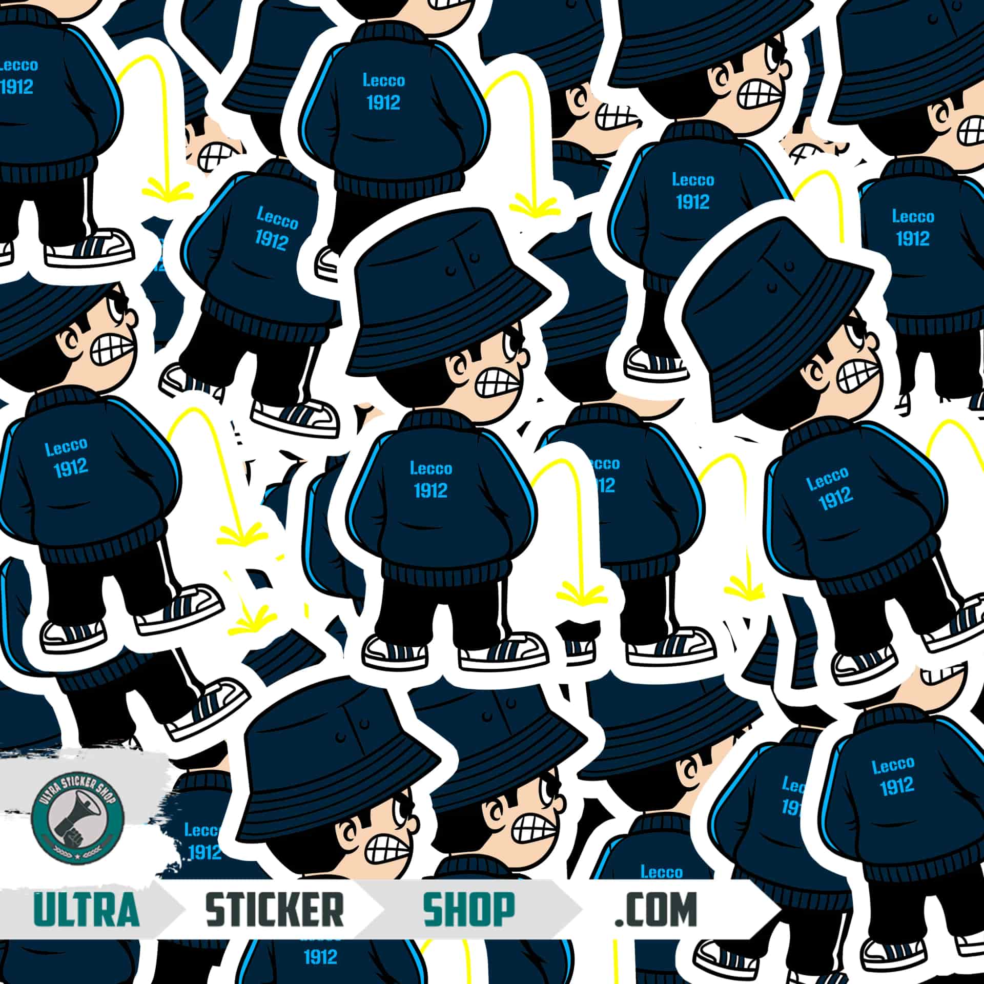 Lecco 1912 Pee Kid Stickers