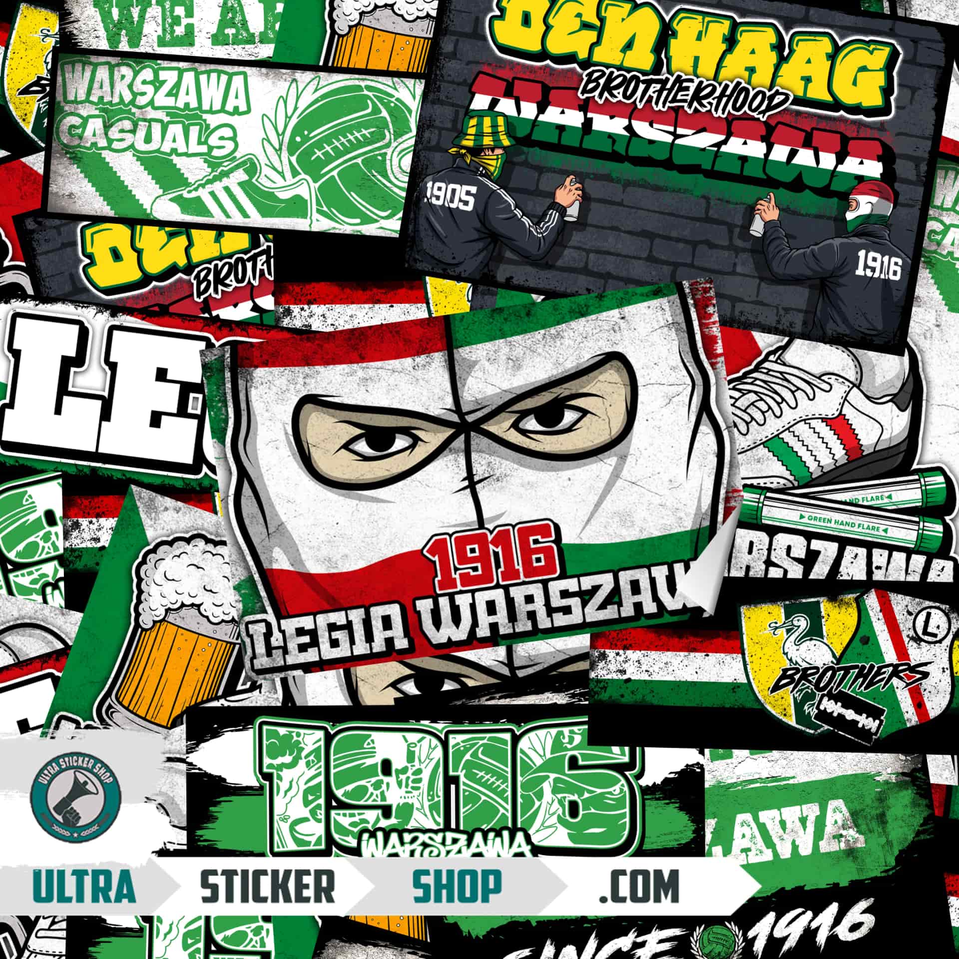 Legia Warszawa Sticker-Mix