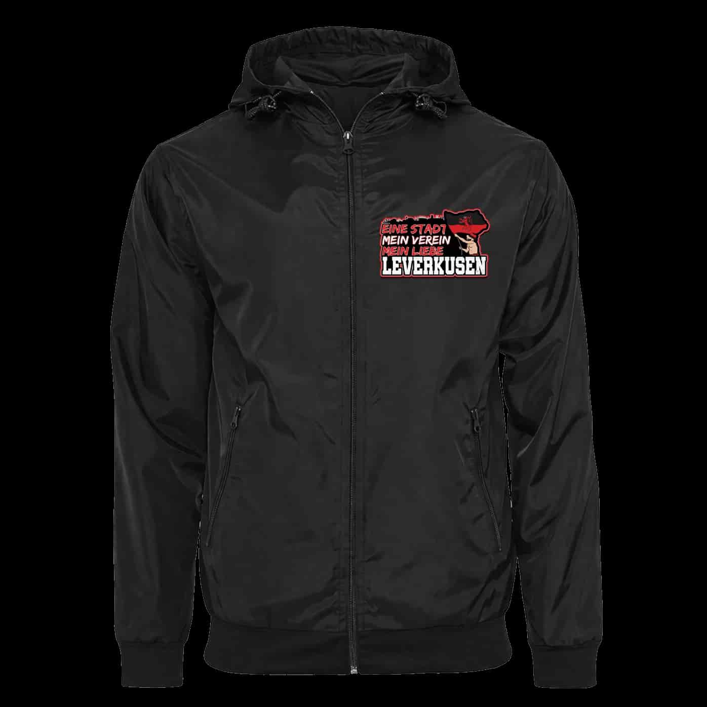 Leverkusen 1904, eine stadt, mein verein, mein liebe Jacket with Zip-Off Balaclava