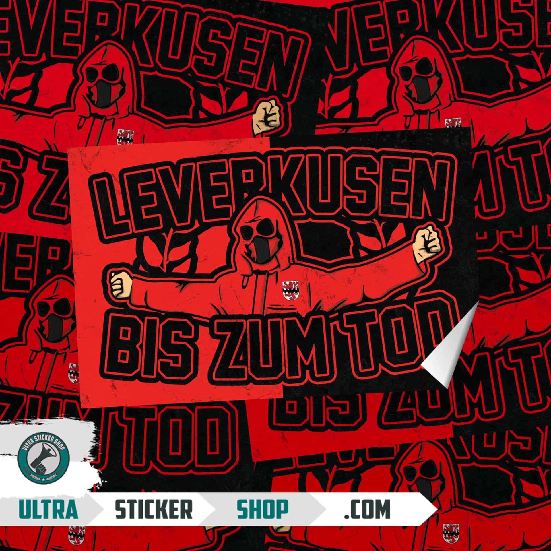 Leverkusen bis zum tod Stickers
