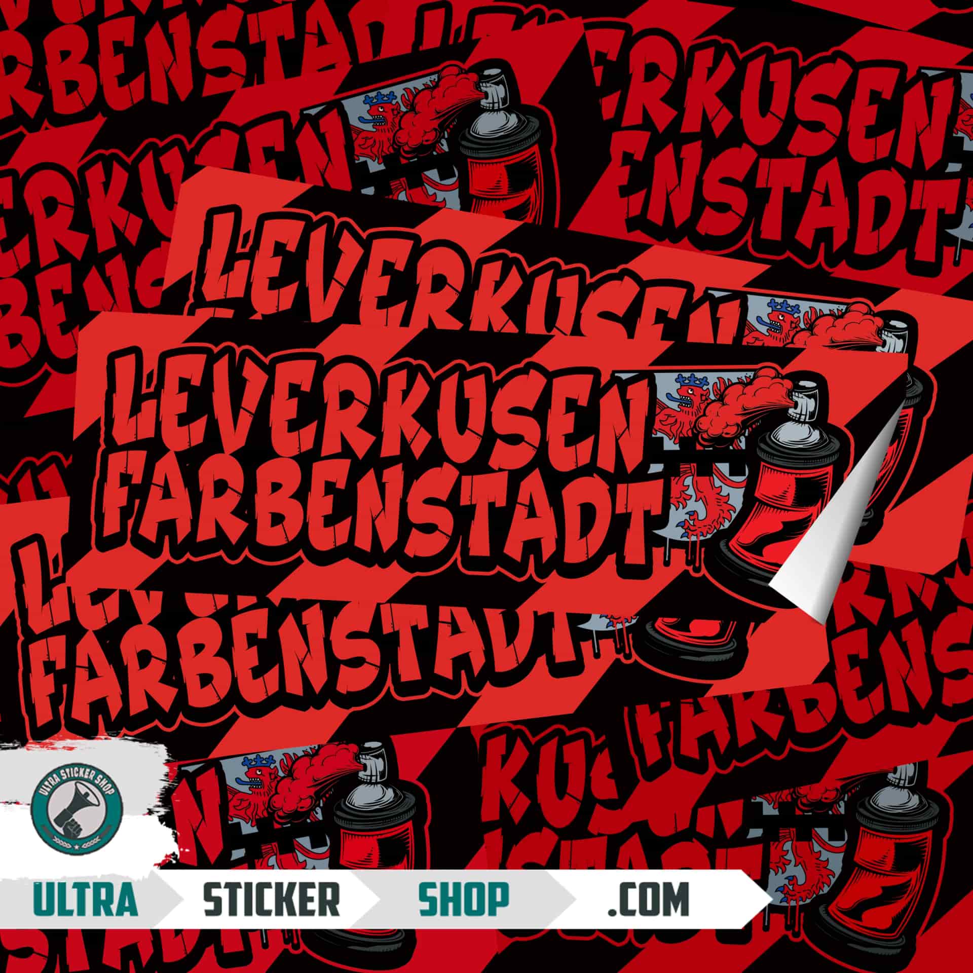 Leverkusen farbenstadt Stickers