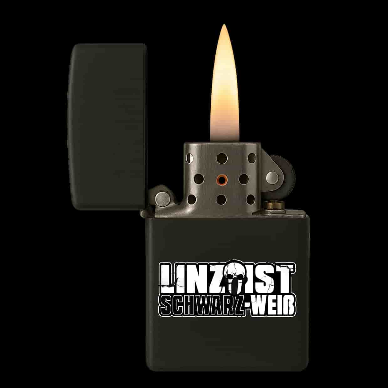 Linz ist schwarz-weiß Lighter