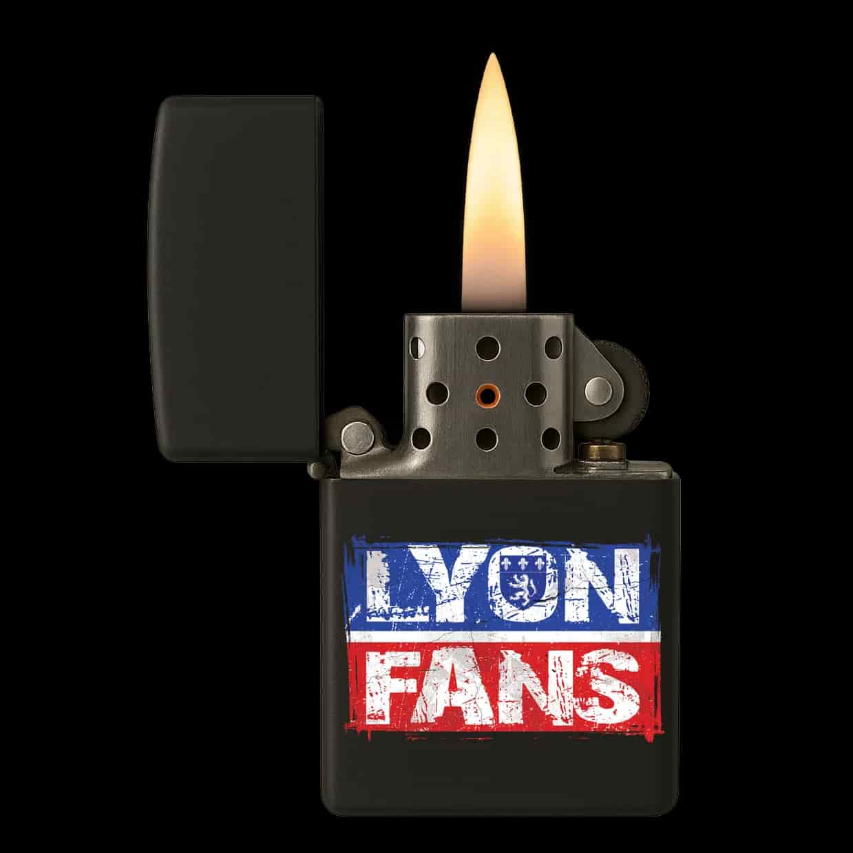 Lyon fans Lighter