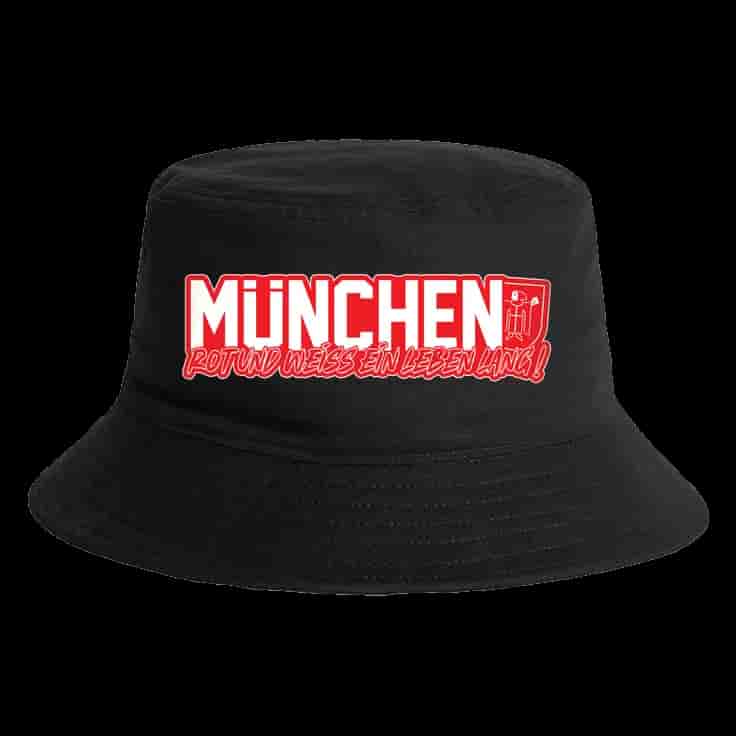 München, rot und weiss ein leben lang Bucket Hat