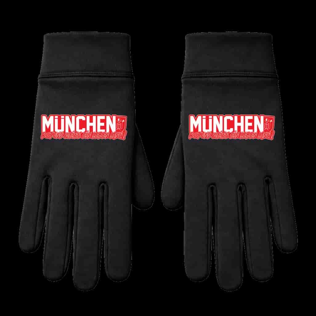 München, rot und weiss ein leben lang Gloves