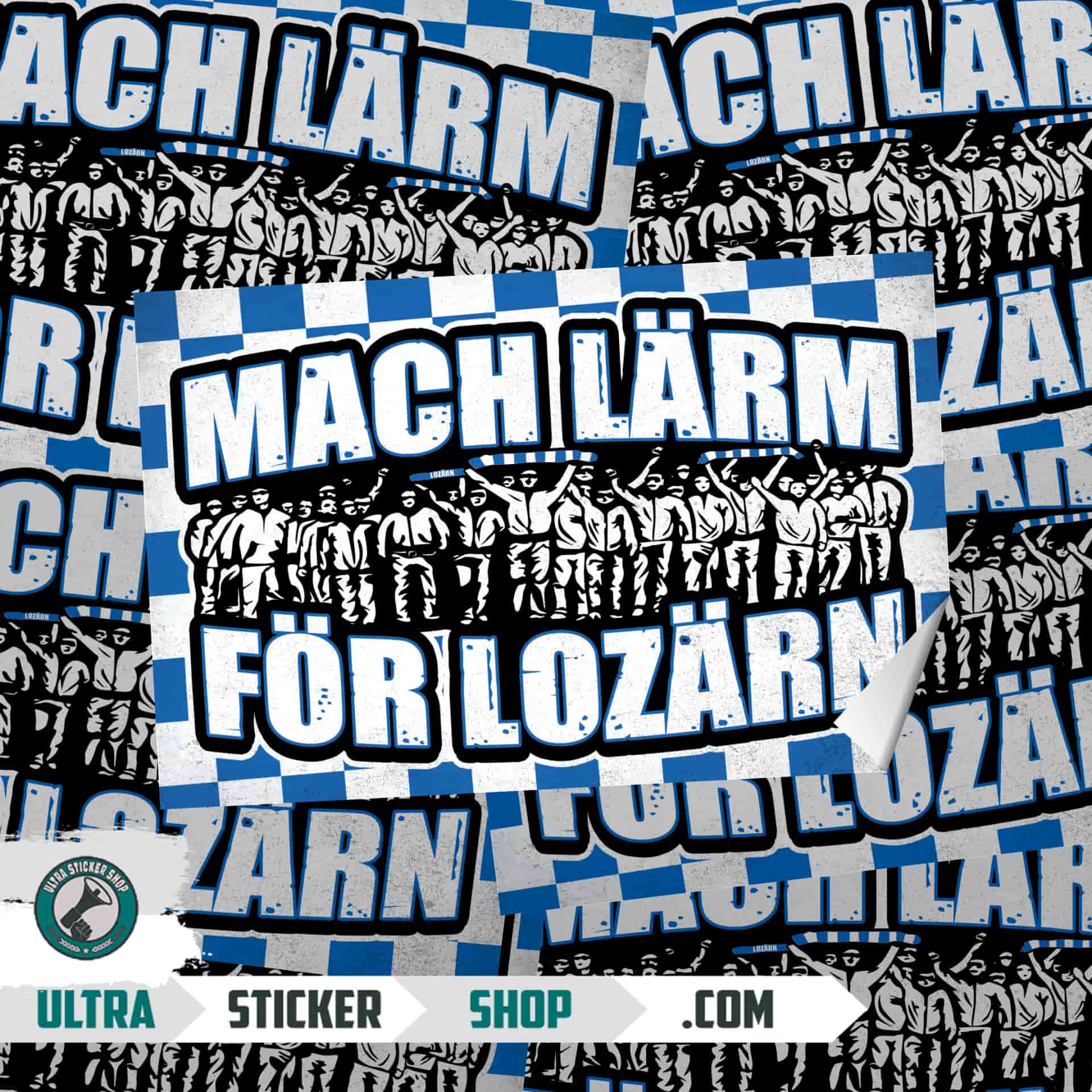 Mach lärm för Lozärn Stickers