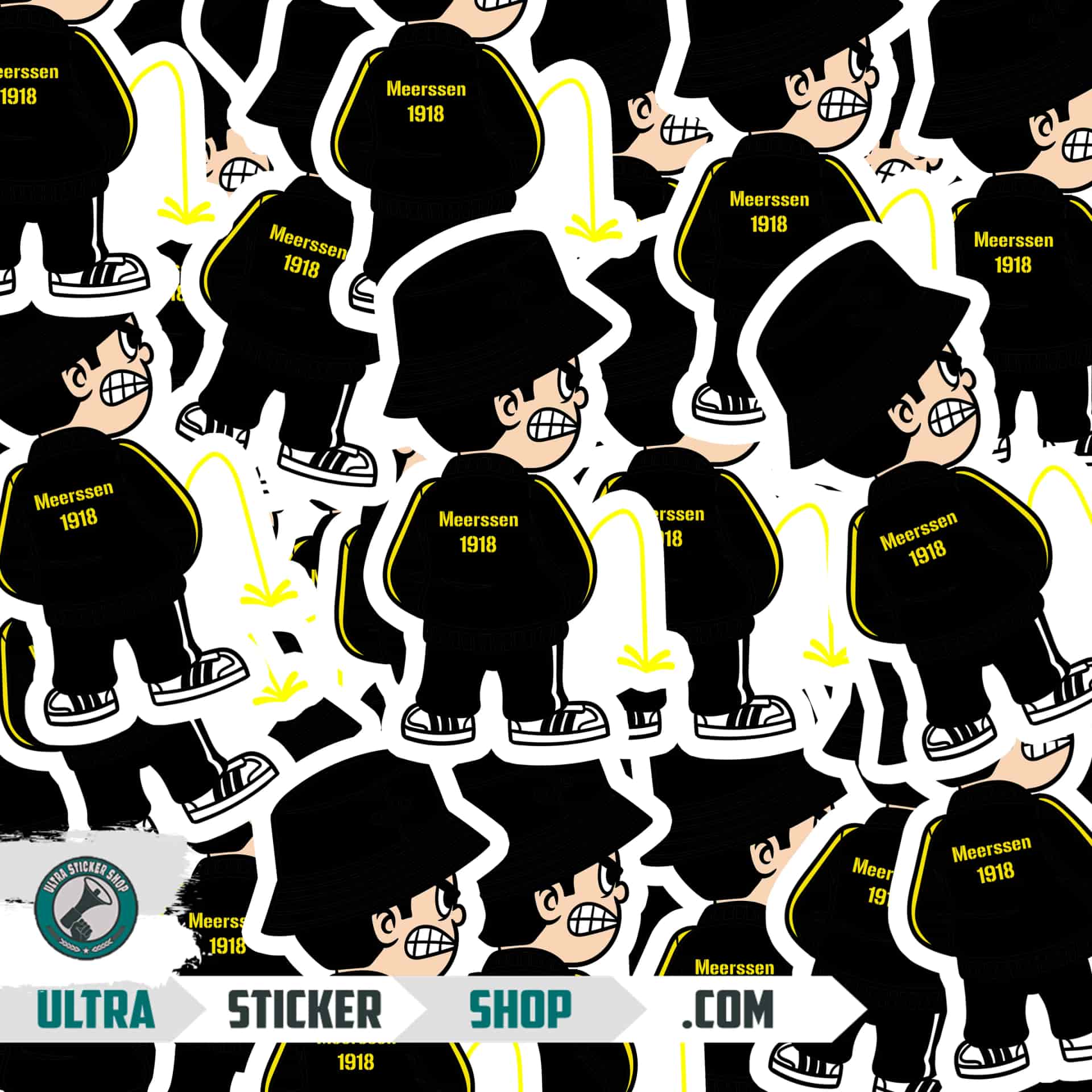 Meerssen 1918 Pee Kid Stickers