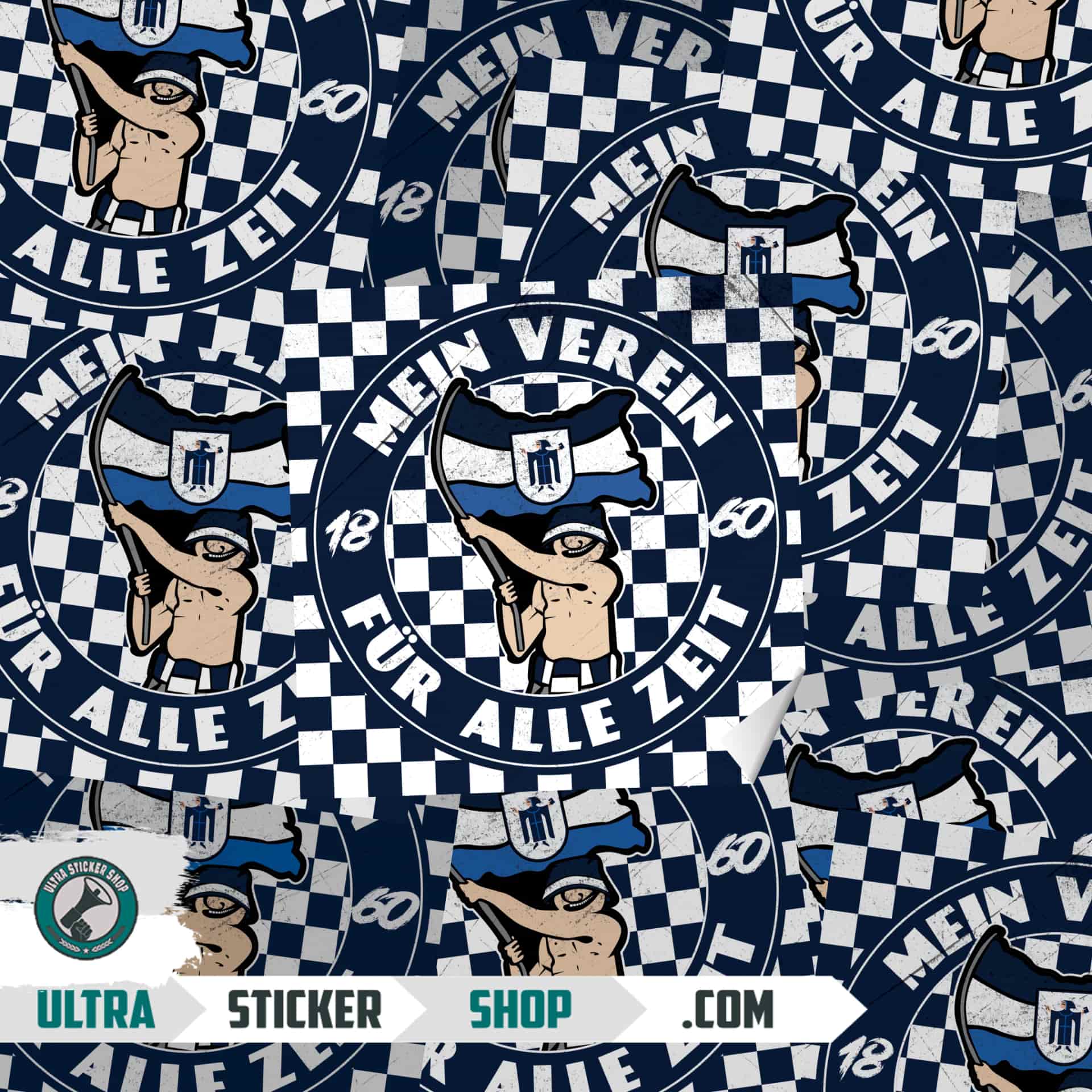 Mein verein für alle zeit Stickers