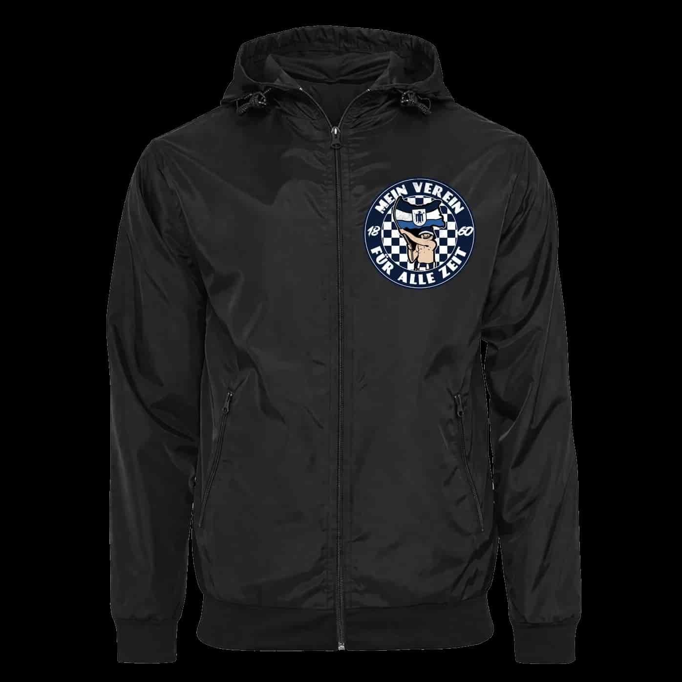Mein verein für alle zeit Jacket with Zip-Off Balaclava