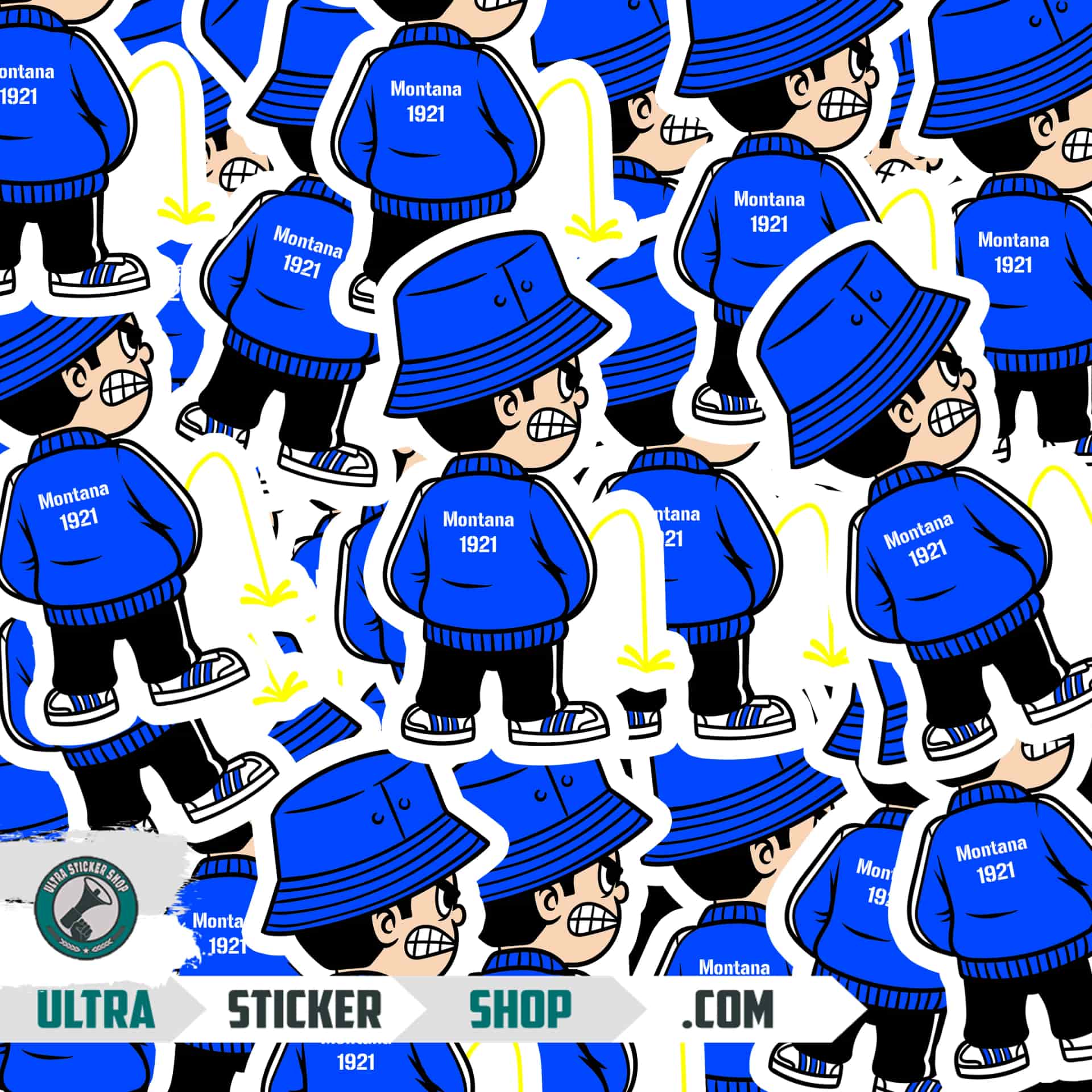 Montana 1921 Pee Kid Stickers