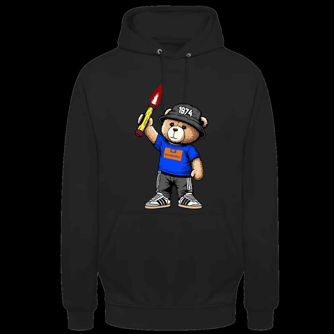 Montpellier 1974 bear Hoodie