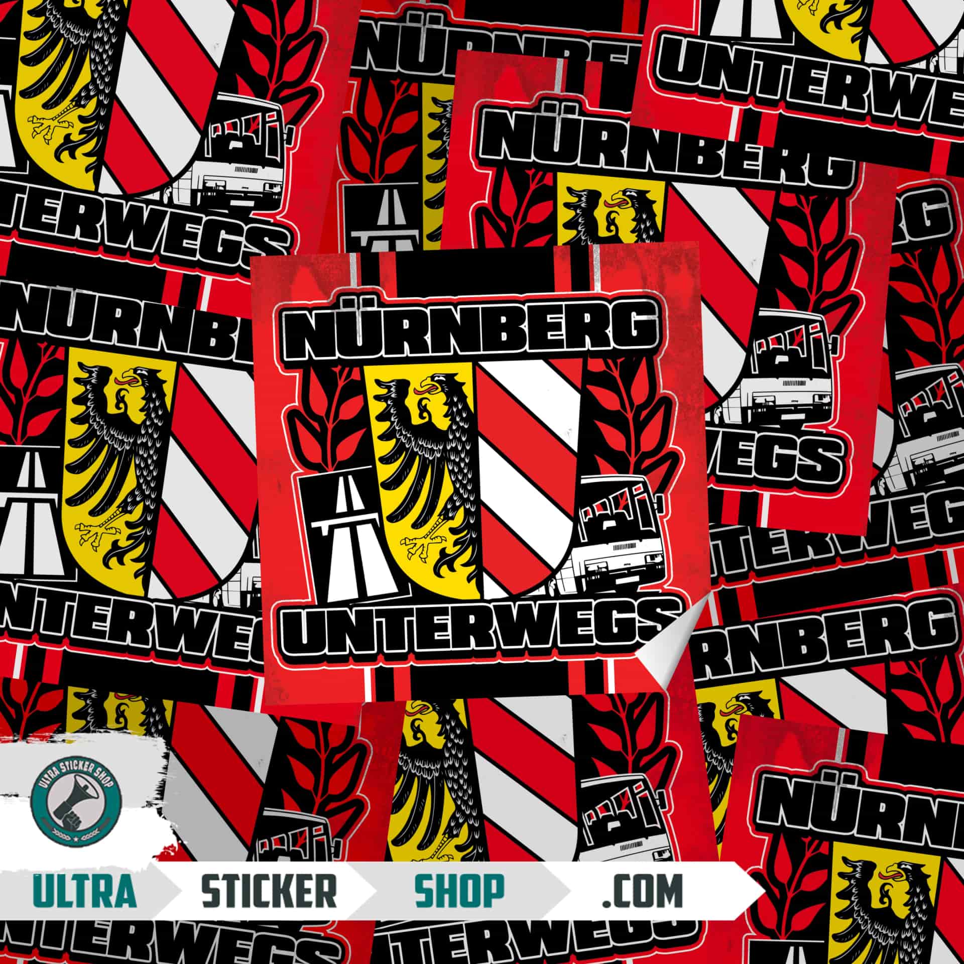 Nürnberg unterwegs Stickers