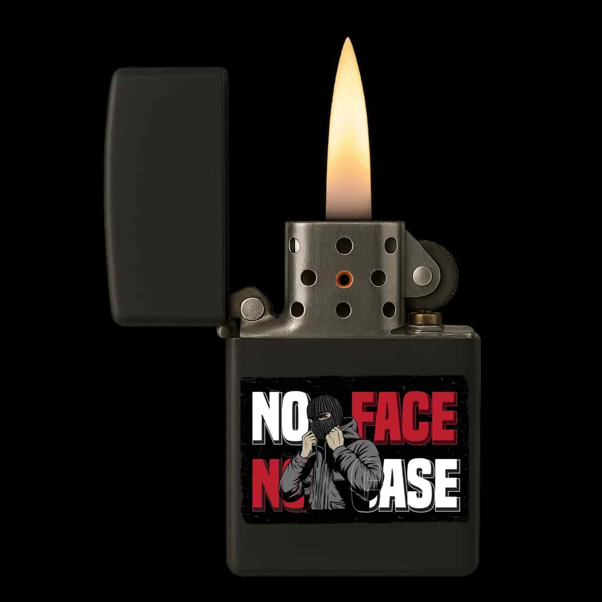 No face no case Lighter