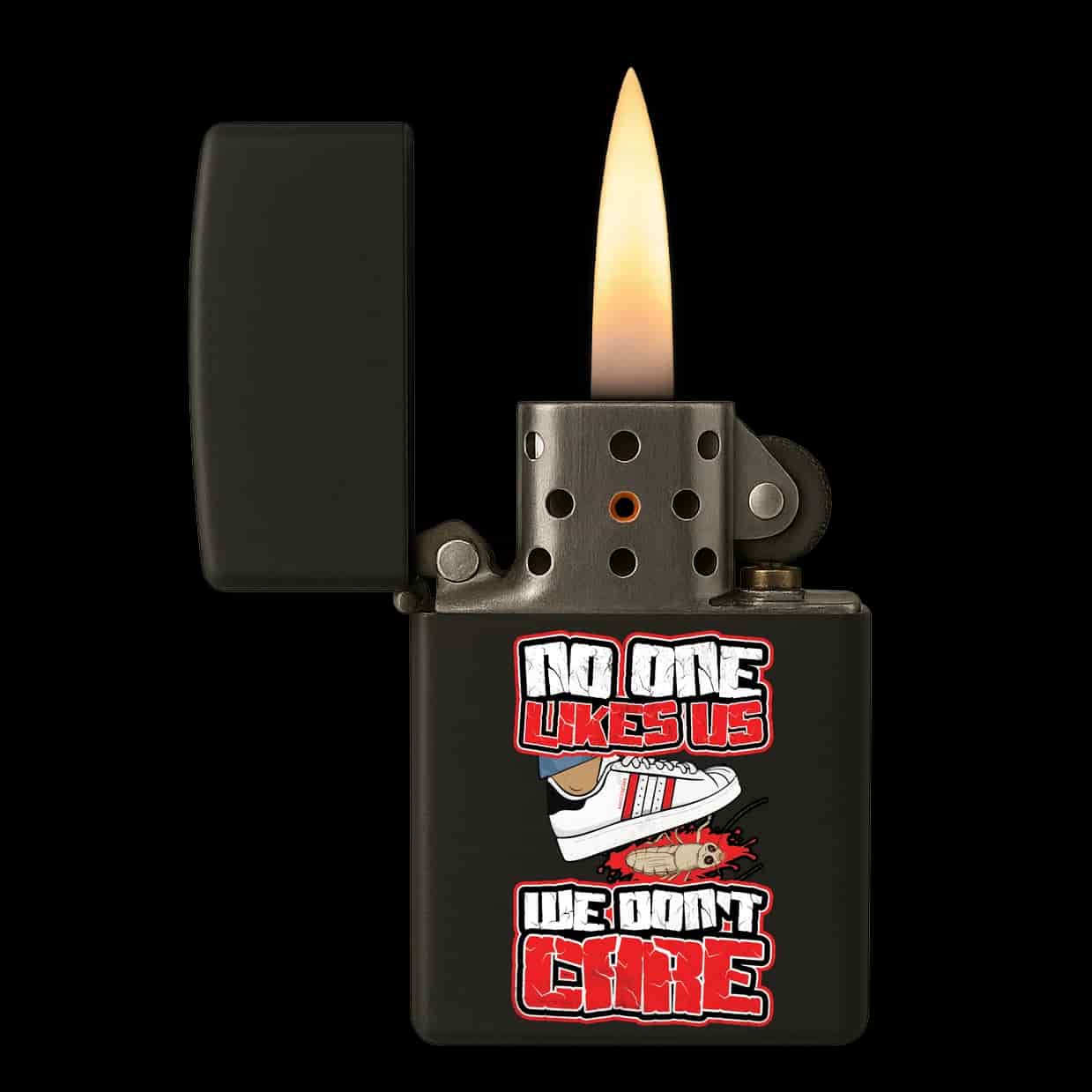 No one likes us we don't care- Amsterdam Lighter