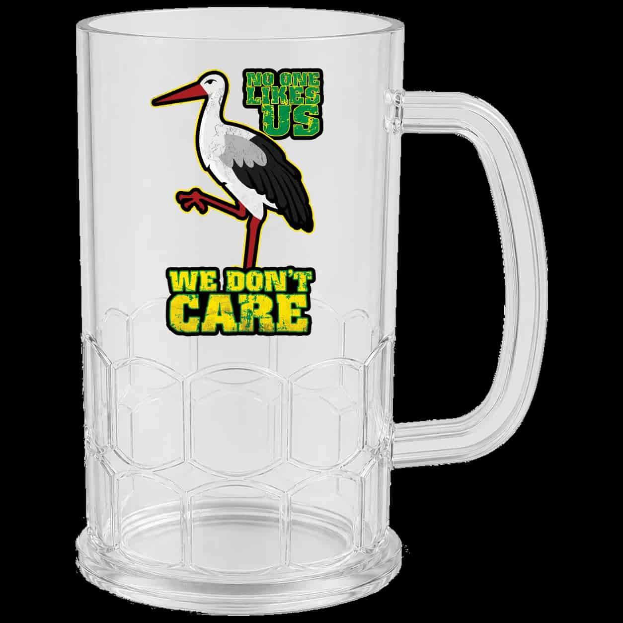 No one likes us we don't care- Den Haag Beer Mug