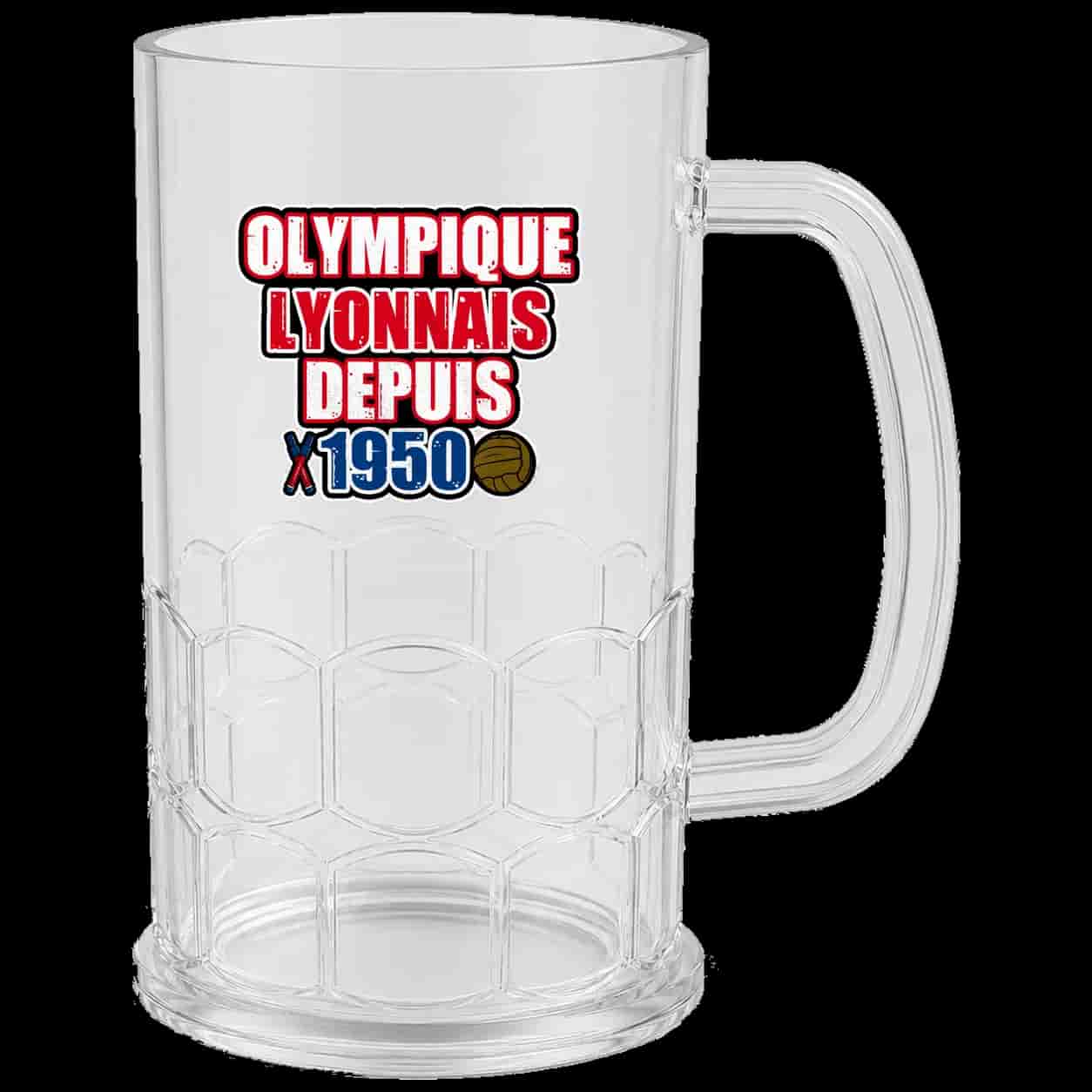 Olympique lyonnais Depius 1950 Beer Mug