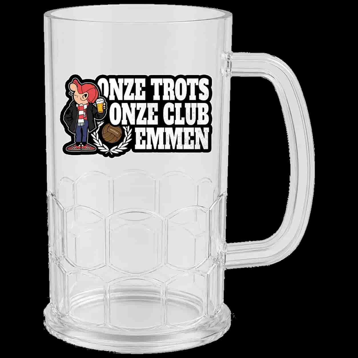 onze trots onze club Emmen Beer Mug