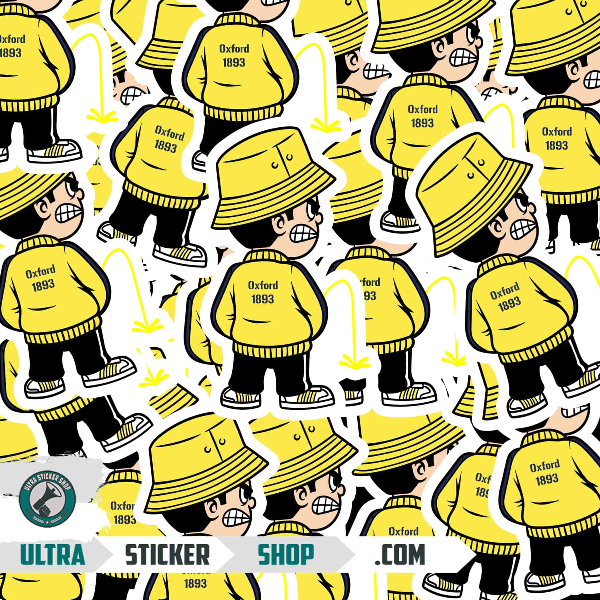 Oxford 1893 Pee Kid Stickers