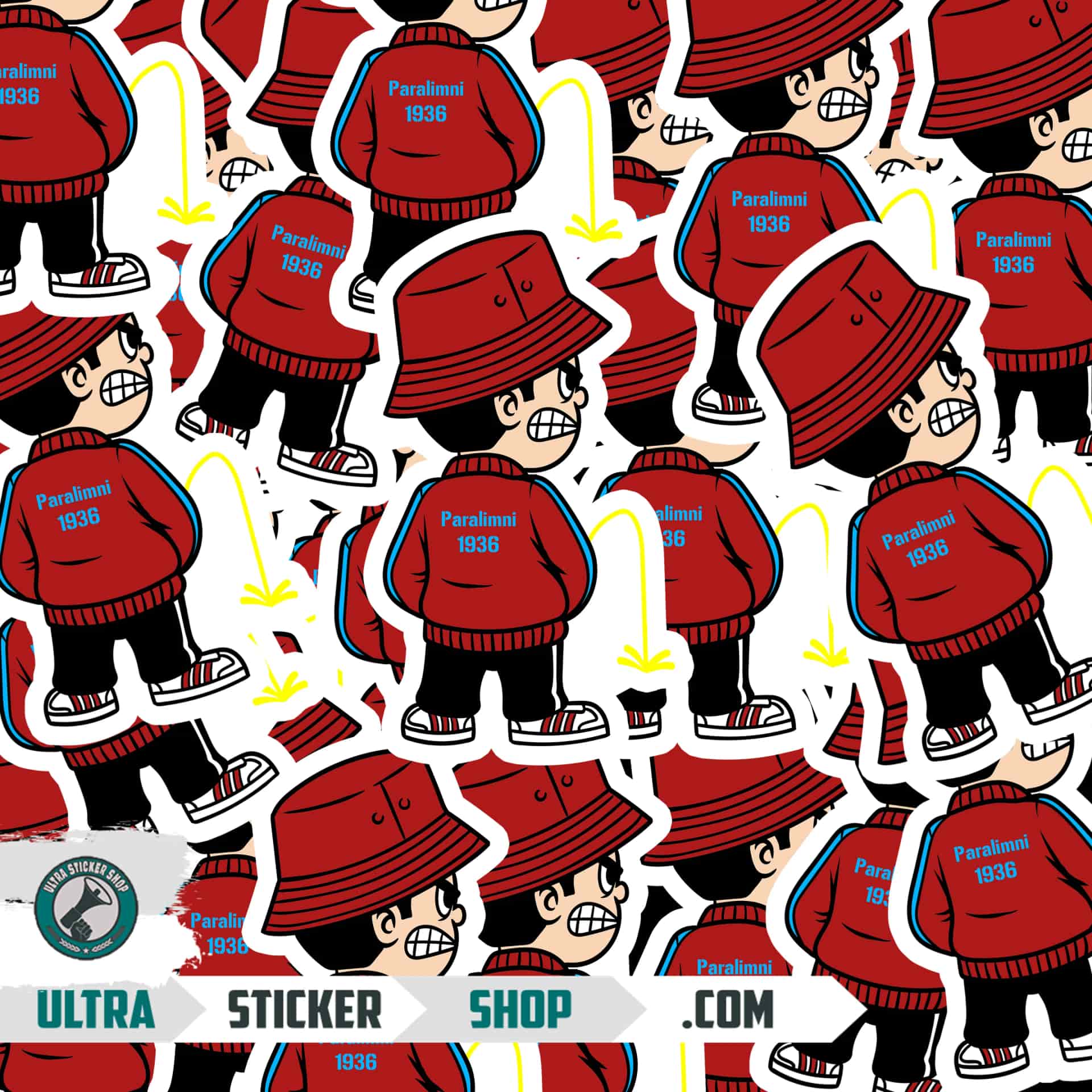 Paralimni 1936 Pee Kid Stickers