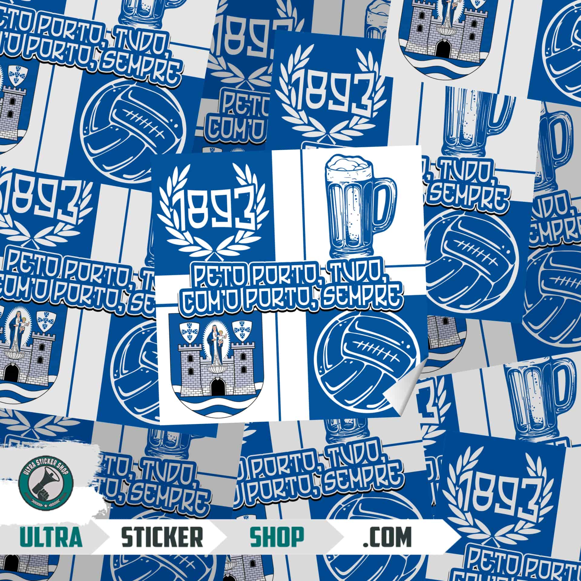 Pelo Porto, tudo. Com o Porto, sempre Stickers