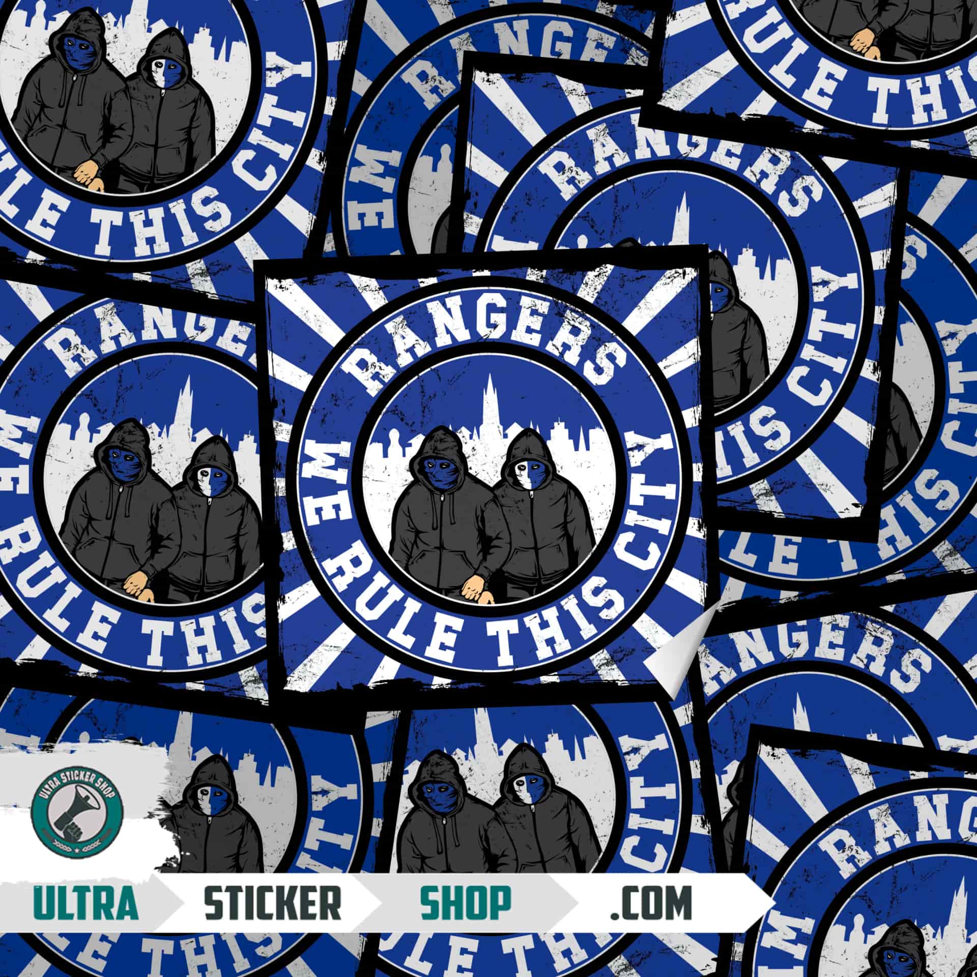 Rangers rule this city Stickers