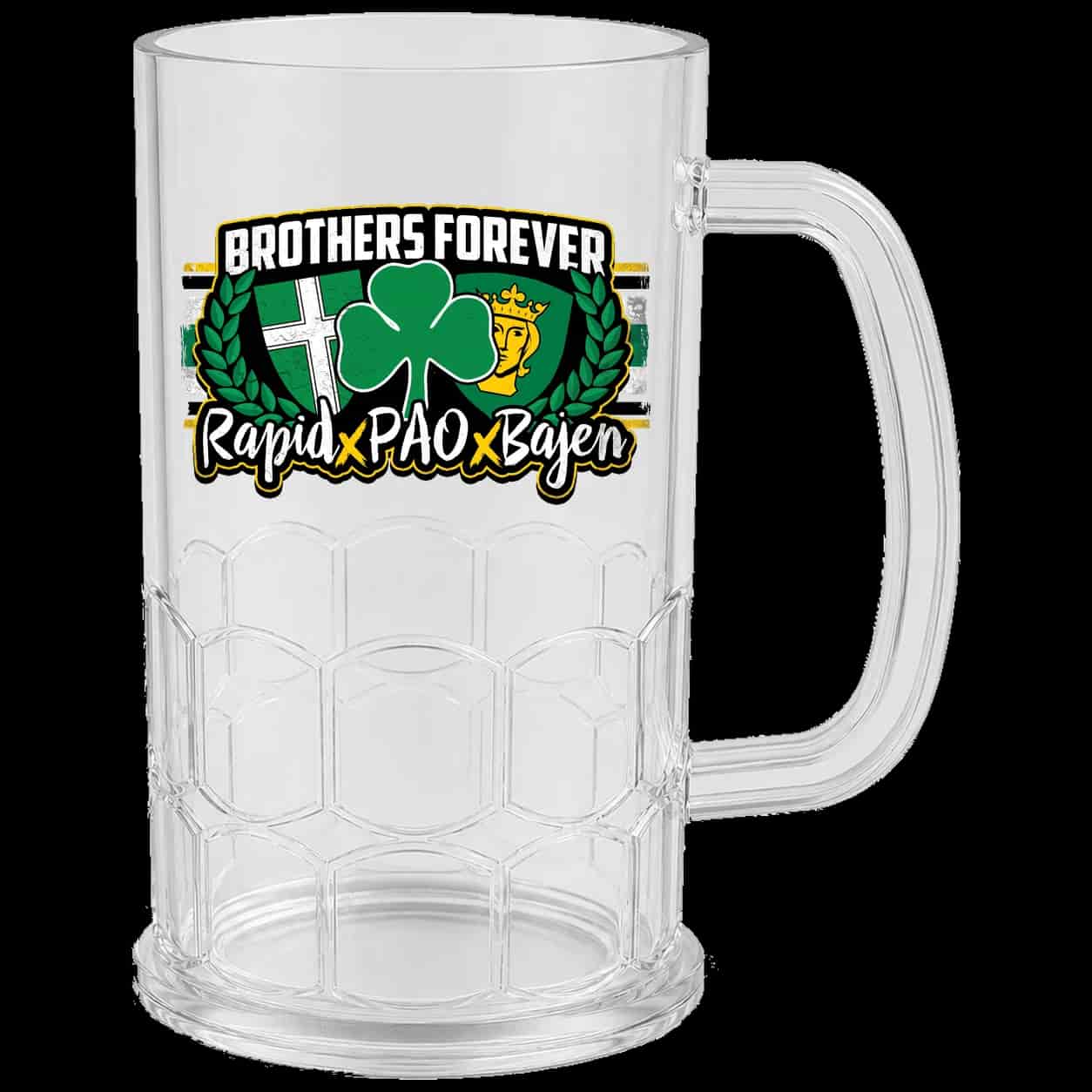 Rapid Pao Bajen brothers forever Beer Mug