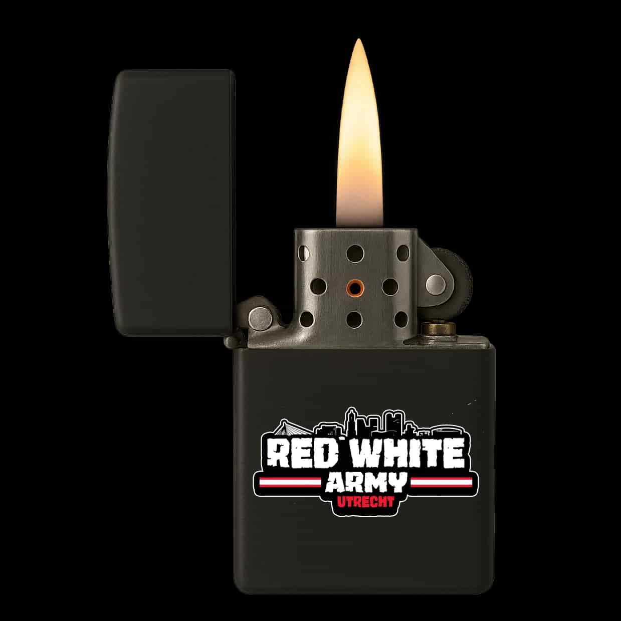 Red white army Utrecht Lighter