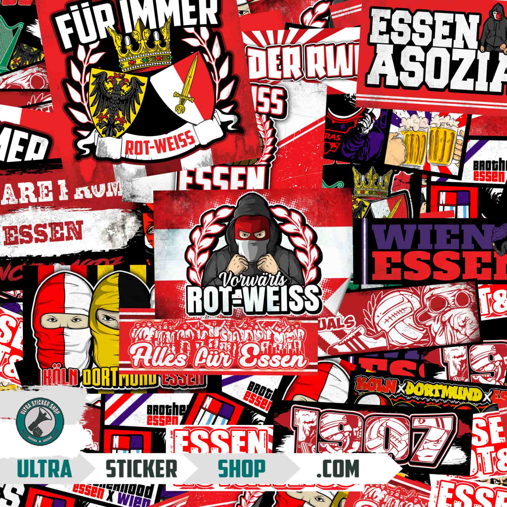 Rot Weiss Essen Sticker-Mix