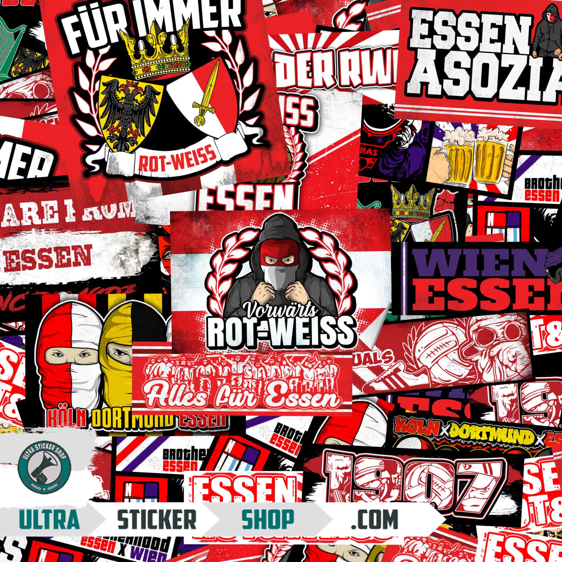 Rot Weiss Essen Sticker-Mix