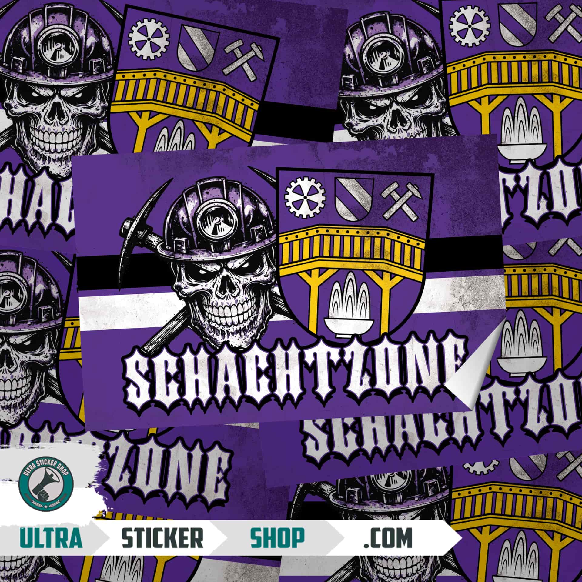 Schachtzone Stickers