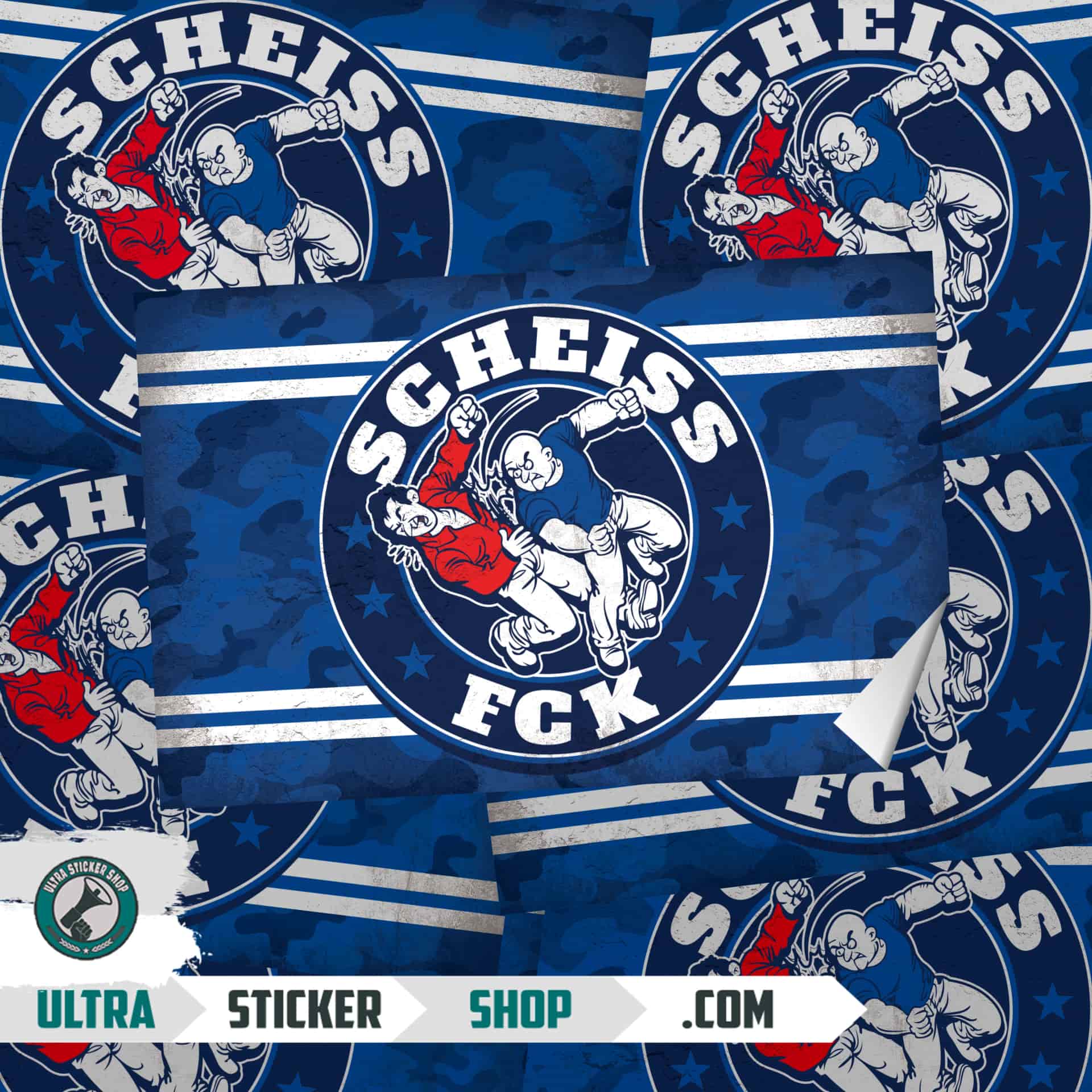 scheiss fck Stickers