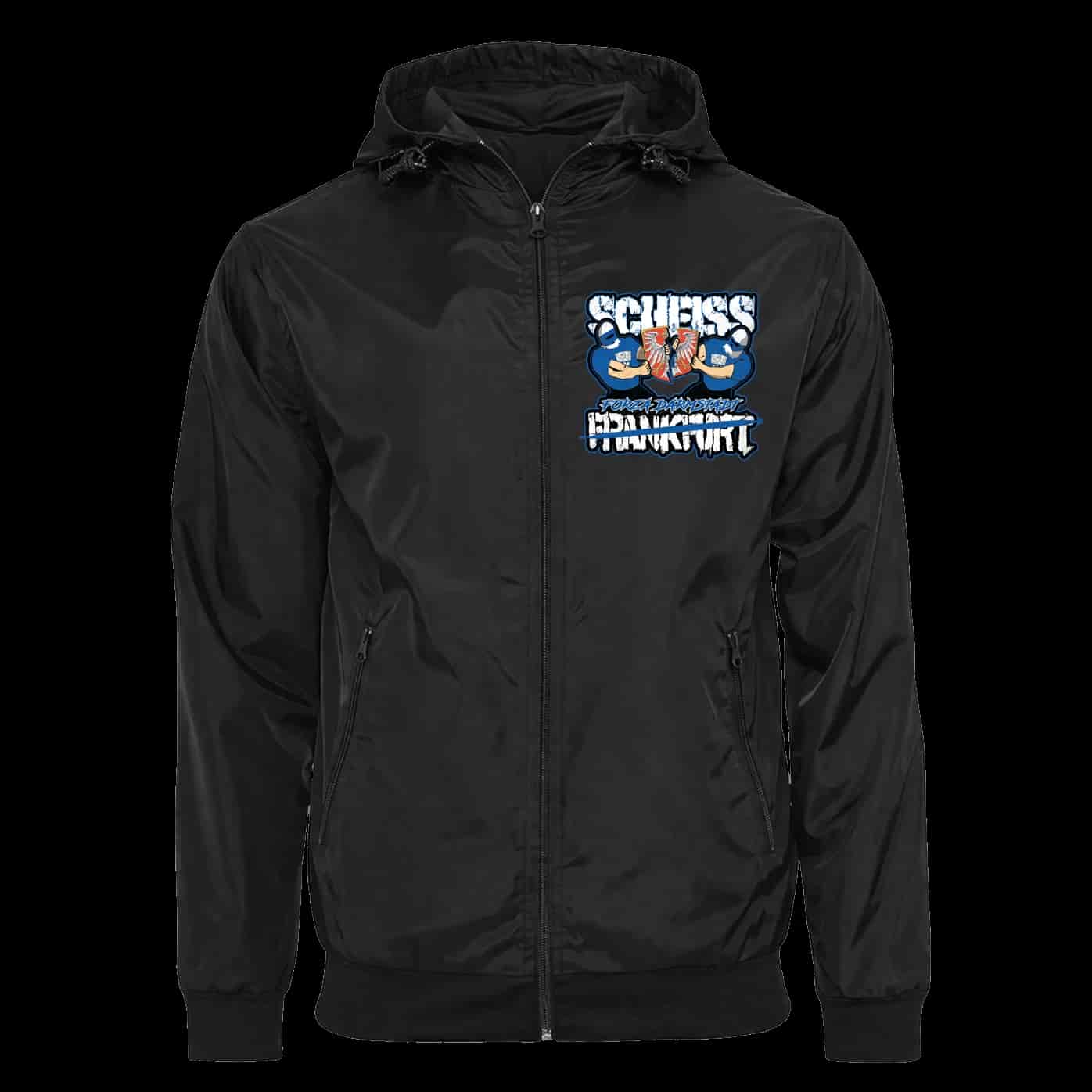 Scheiss frankfurt Jacket with Zip-Off Balaclava