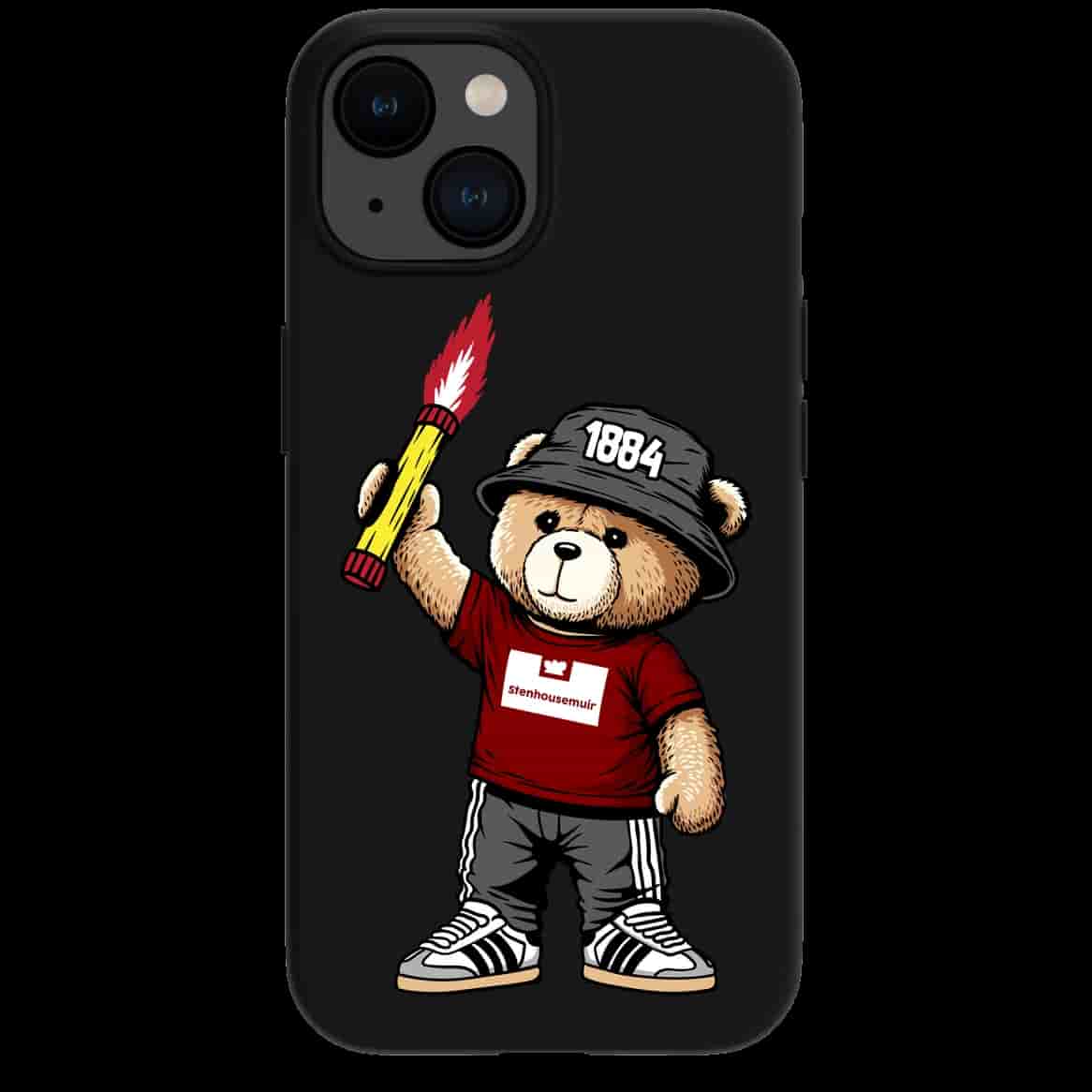 Stenhousemuir 1884 bear Iphone Case