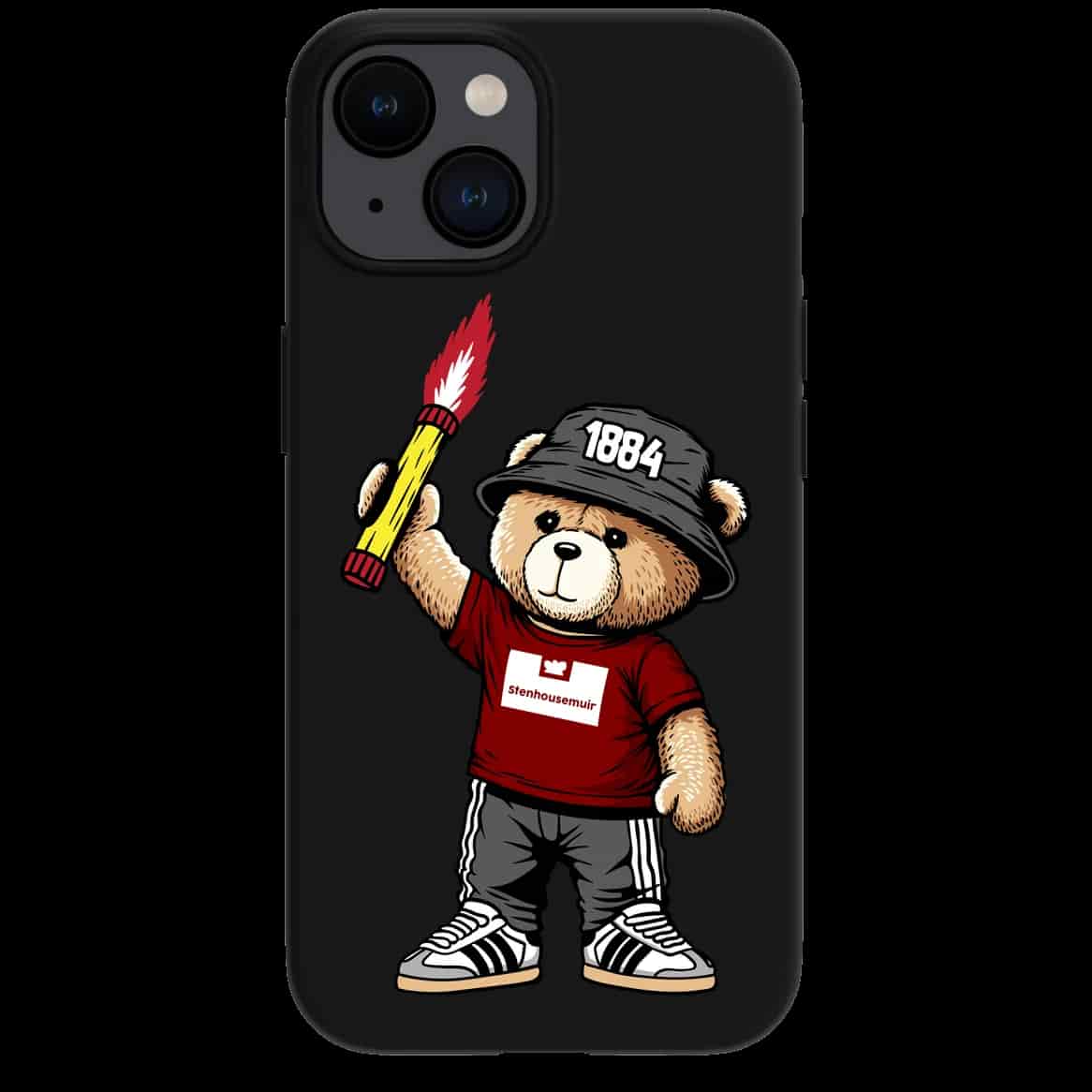 Stenhousemuir 1884 bear Iphone Case